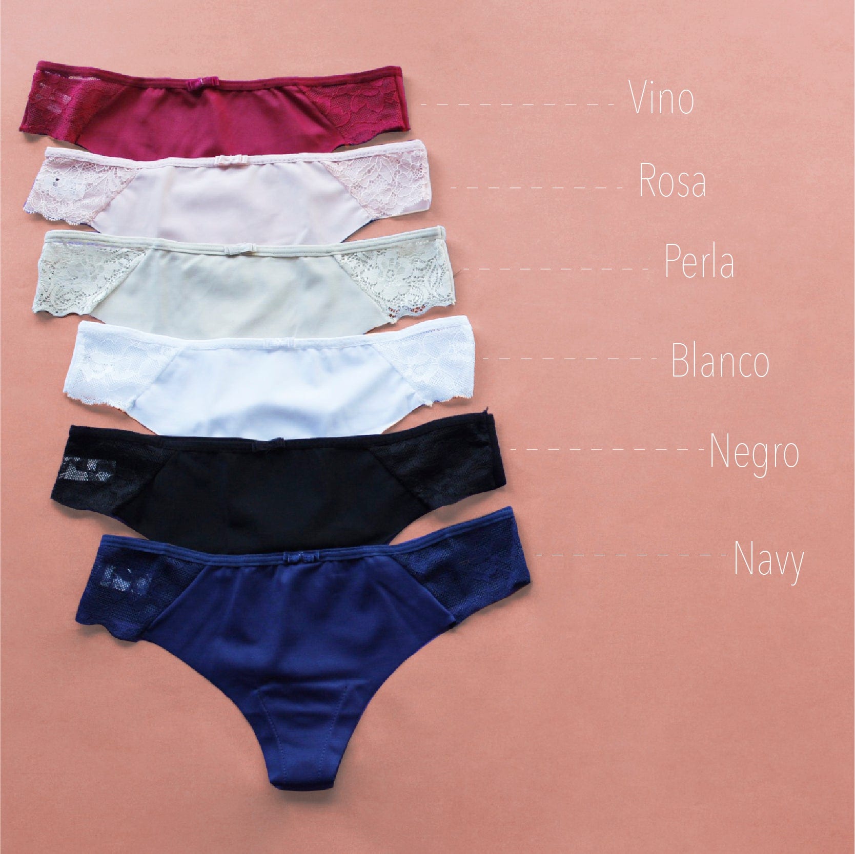 Panty con Laterales en Encaje - imagen 3