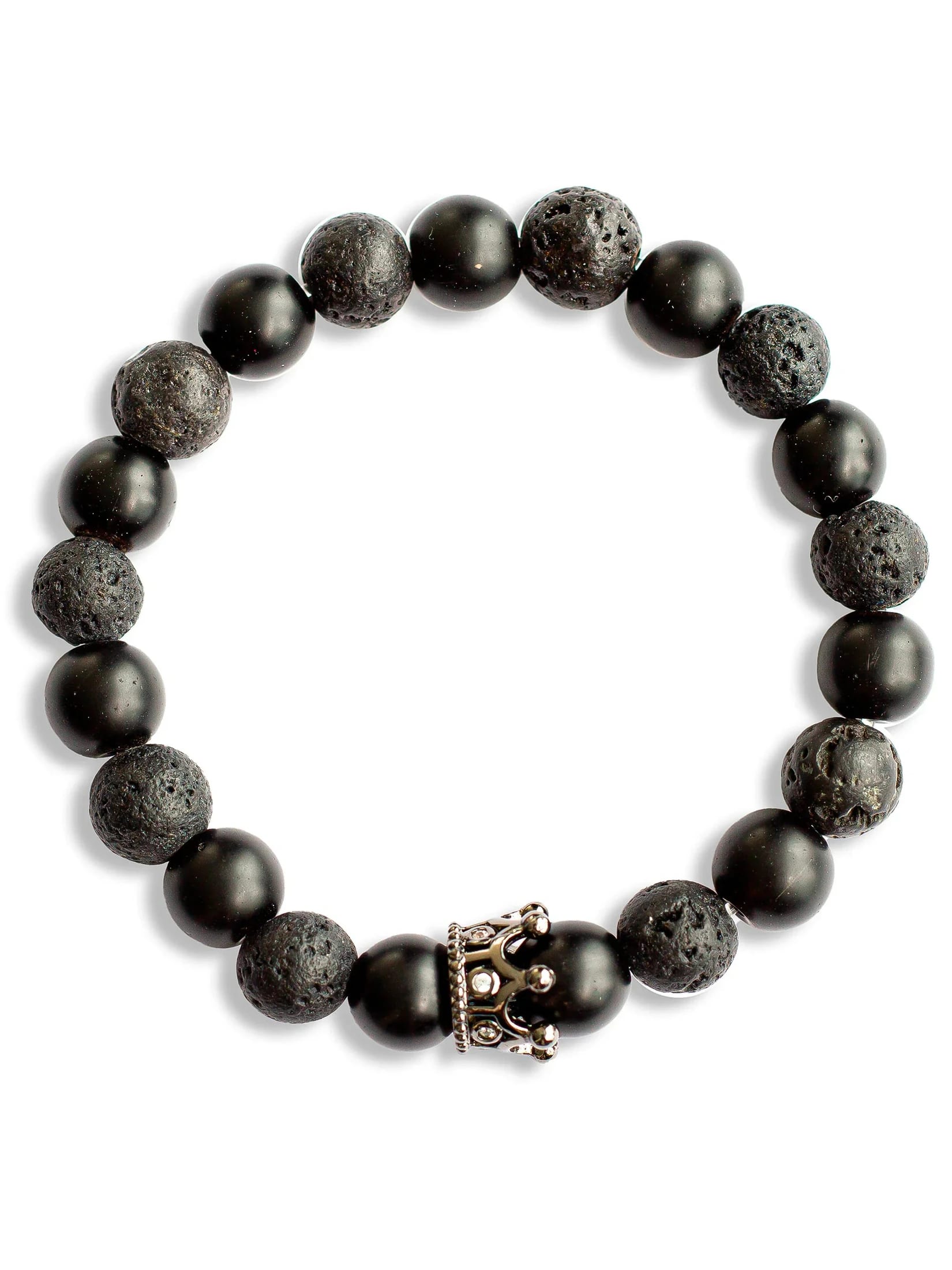 Brazalete Pareja Onyx 8mm - imagen 1
