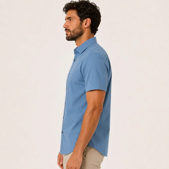 CAMISA MC 100% ALGODON HOMBRE - imagen 2