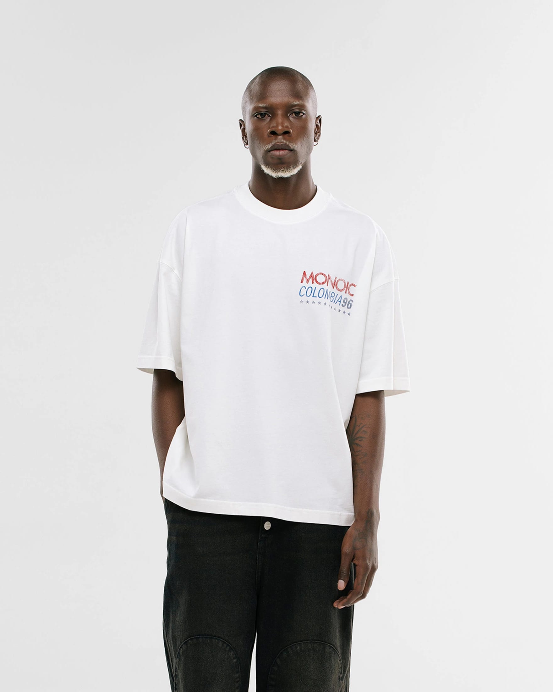 Camiseta Boxy Fit MONOIC F.C - Off White - imagen 5