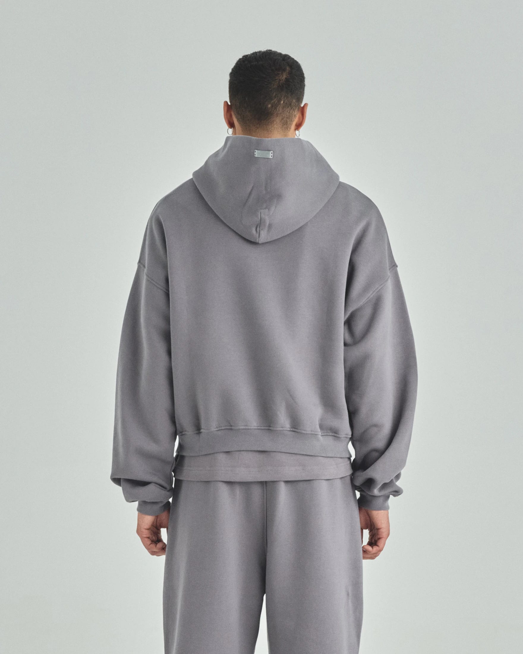 Blanks Boxy Fit Hoodie Gray - imagen 4