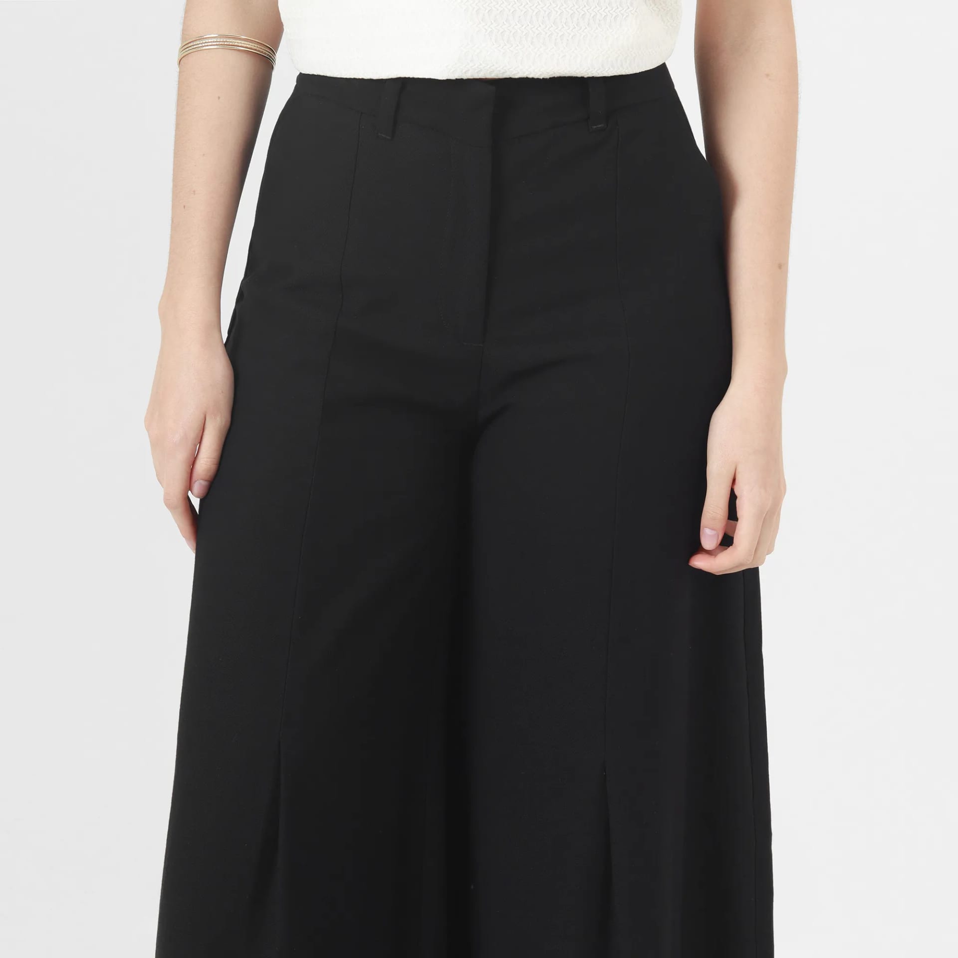 Pantalon Tiro Alto Bota Palazzo - imagen 3