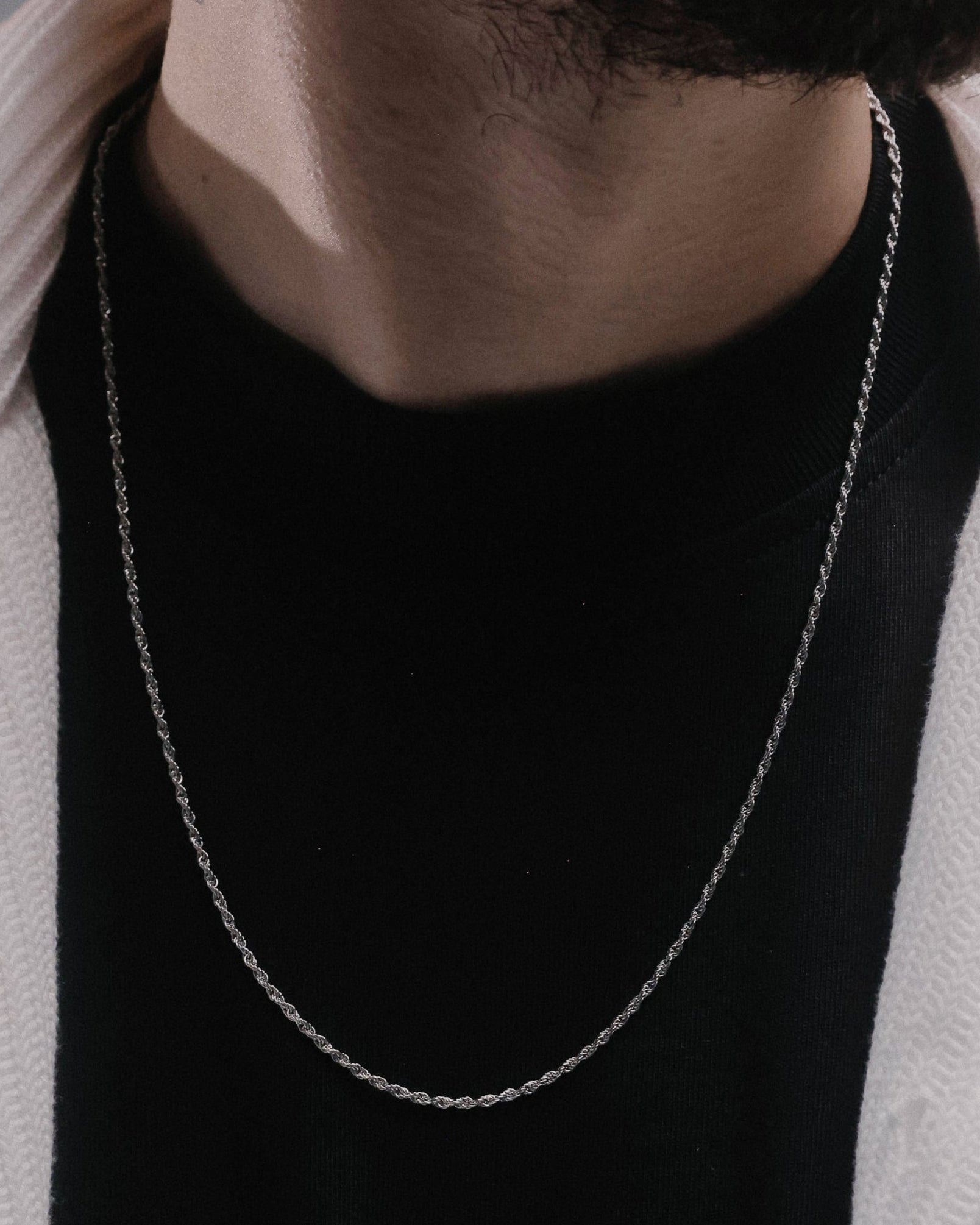 Cadena Cowboy 2 mm (Plateada) - imagen 5