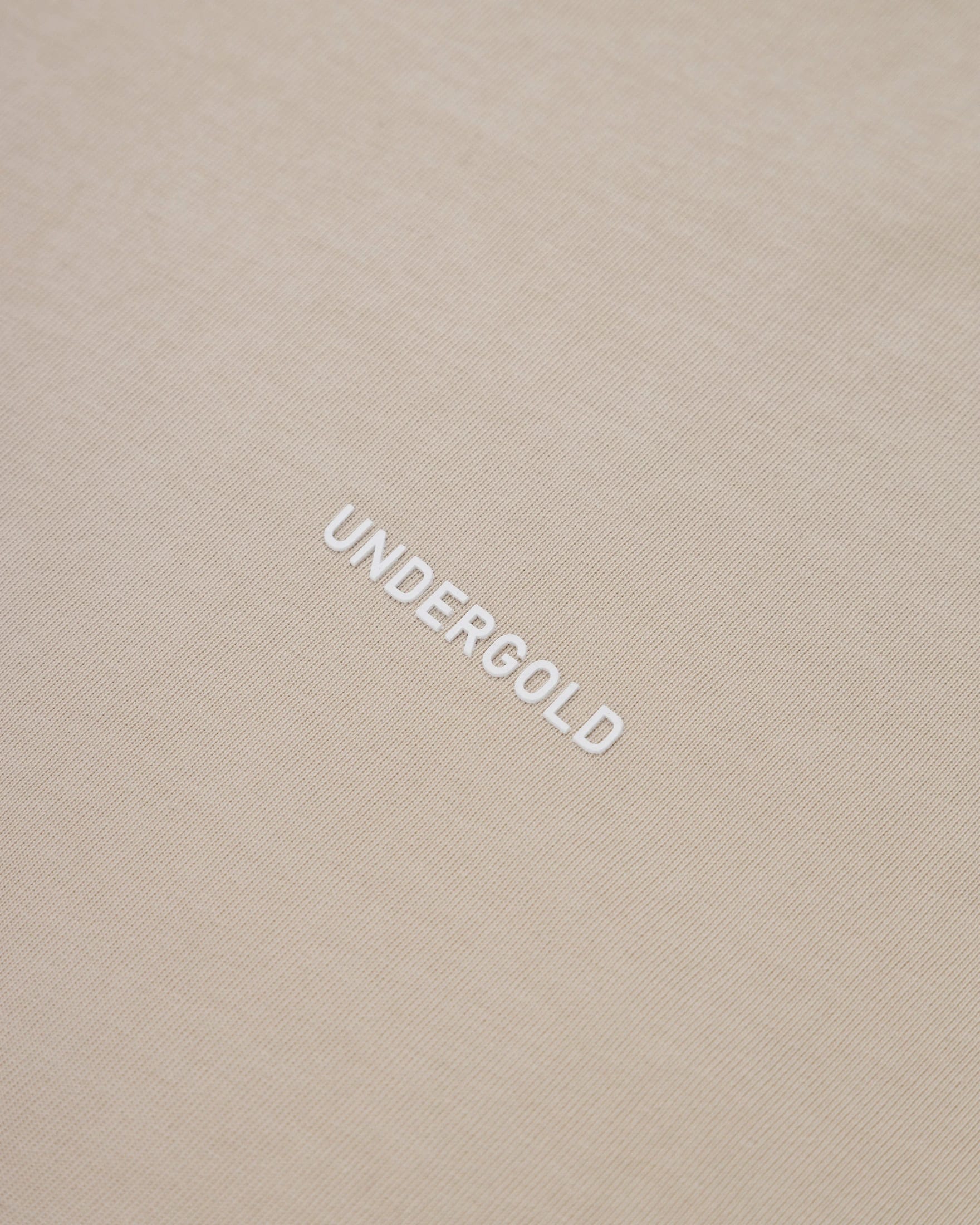 Basics Tiny Logo Regular Fit T-shirt Cream - imagen 4