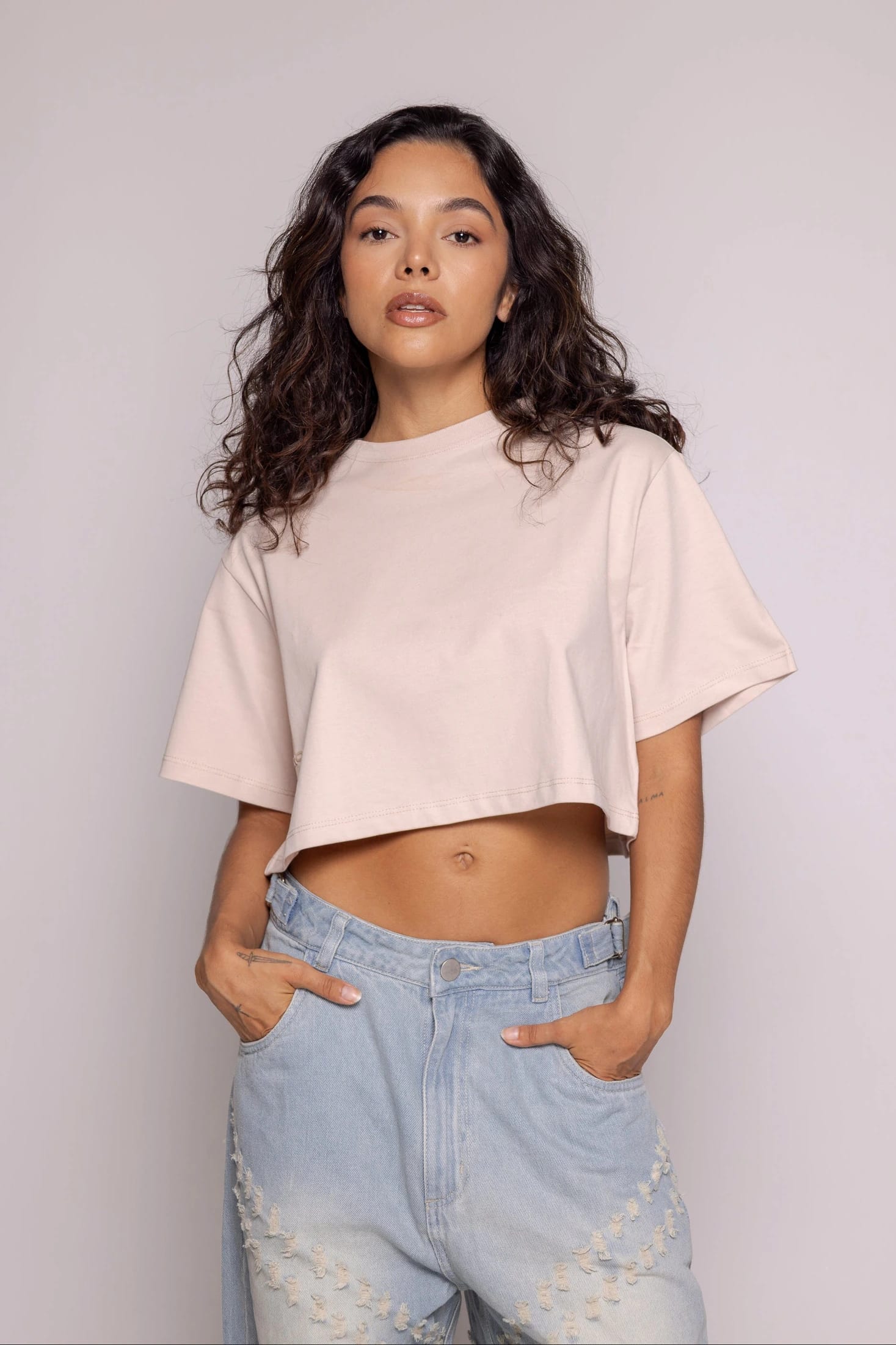 CropTop Basic Motion-Blanco - imagen 2
