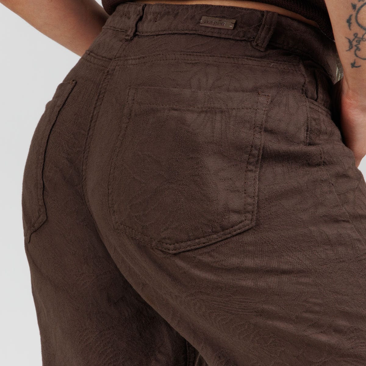 Jean Wide Leg Cafe Ax-3103 Rigido - imagen 6