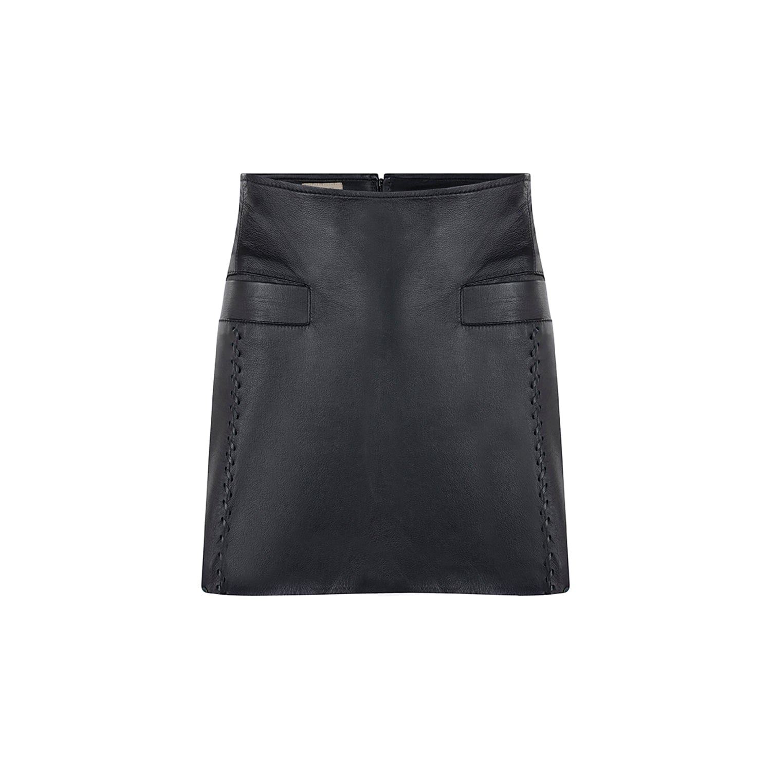 FANNY SKIRT WITH POCKETS AND WOVEN TRIM - imagen 1