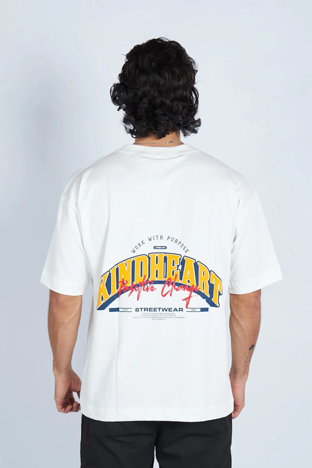 Camiseta oversize KINDHEART MARFIL| DROP 03 | - imagen 4