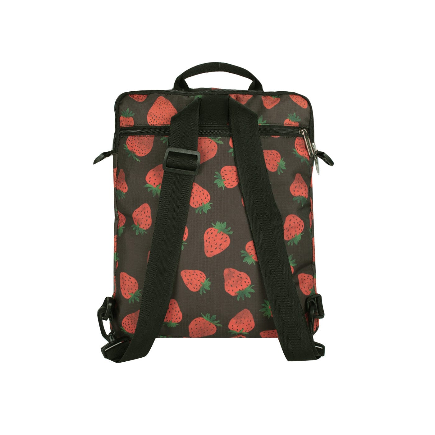 Bolso Manos Libres Convertible a Morral Citybags ULTRA Fresas - imagen 5