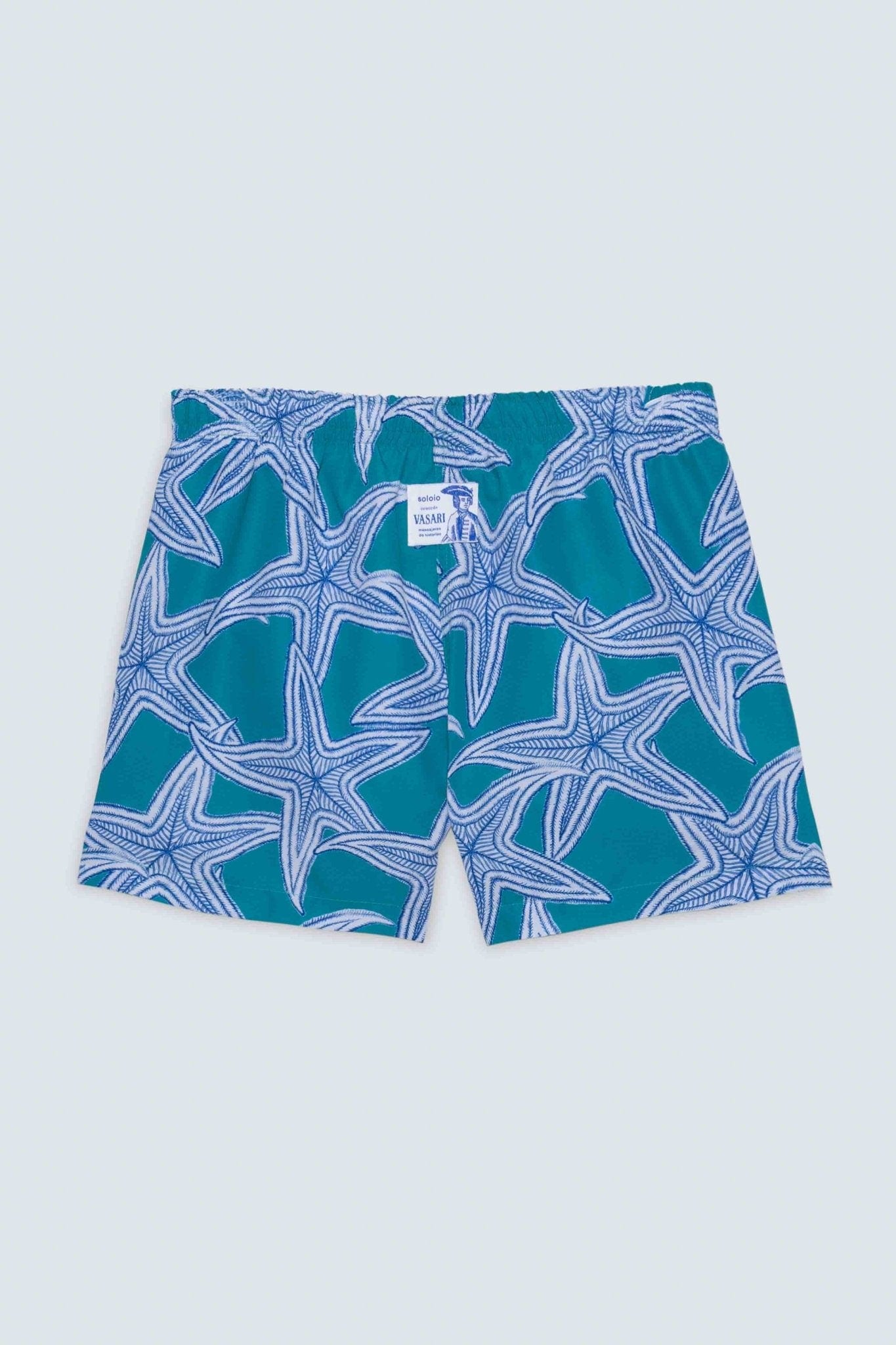 Men's star green swim trunk - imagen 4