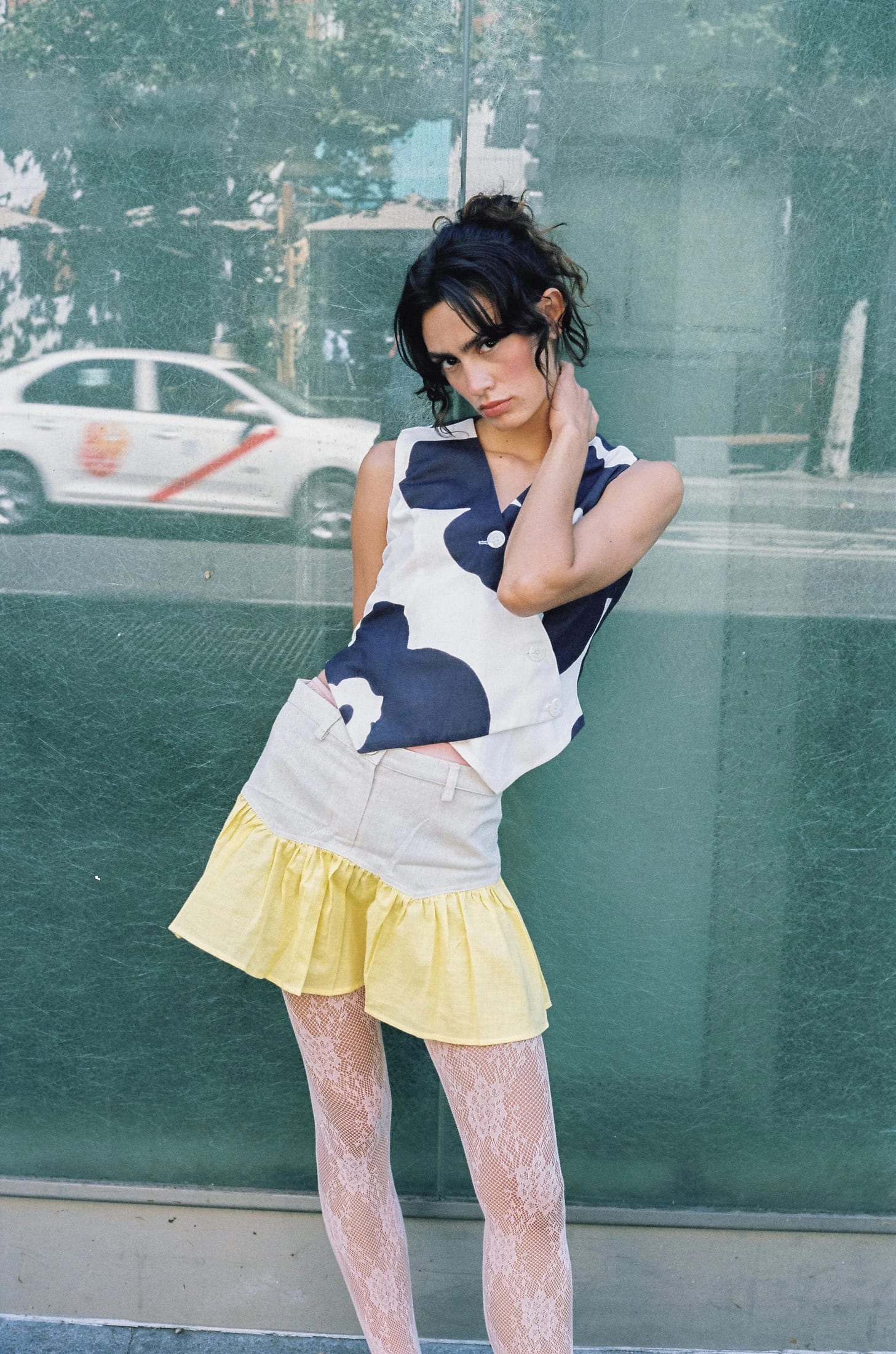 SAND STRIPE MINI SKIRT (SUNNY) - imagen 4