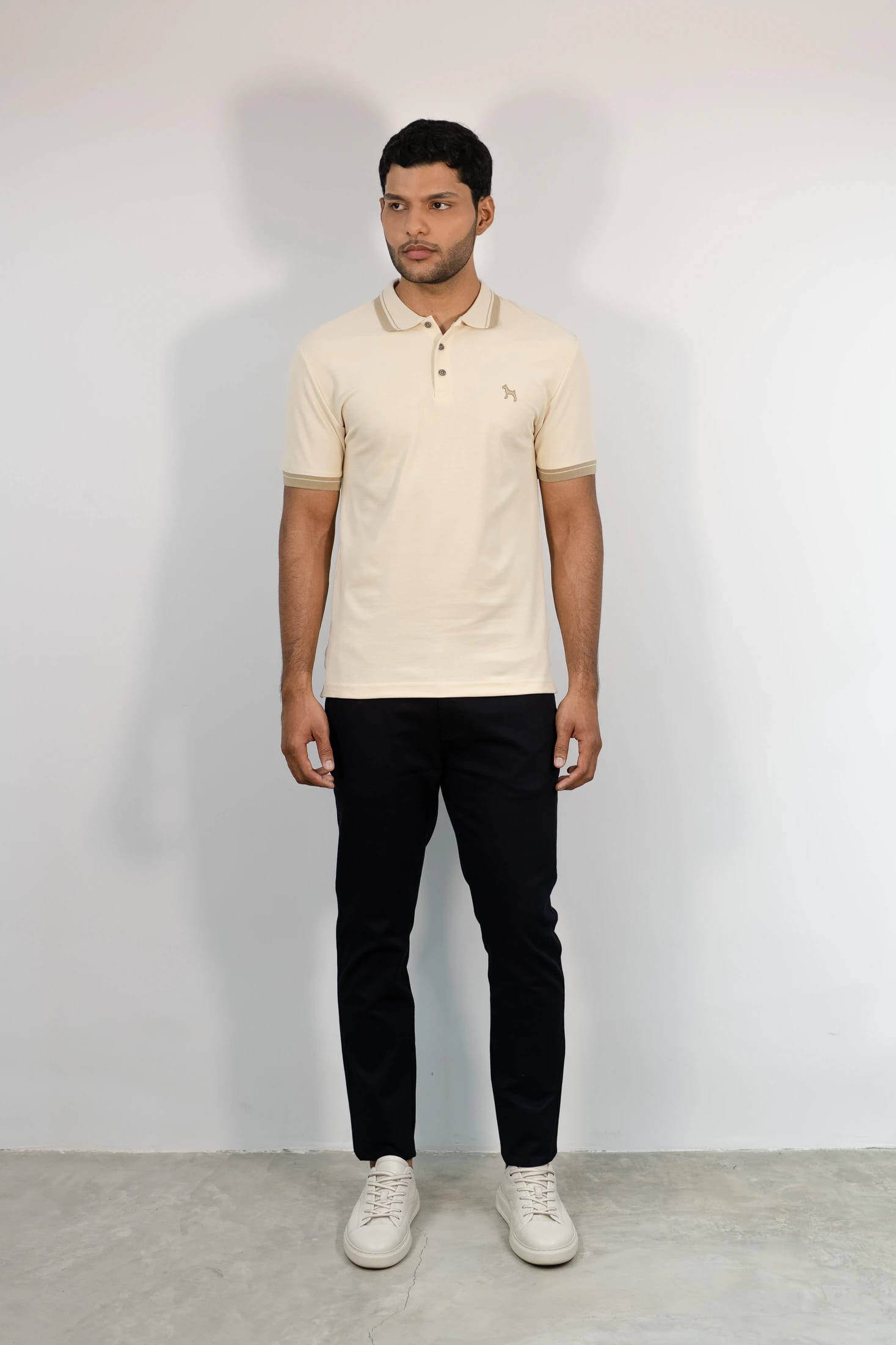 Polo Básica Crema - imagen 1
