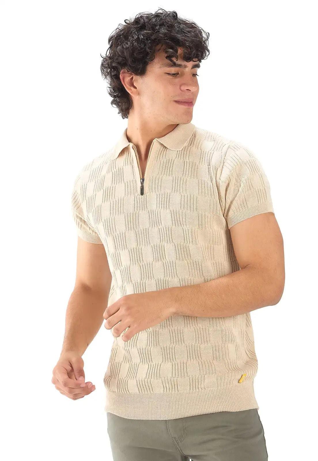 Camiseta Polo Cuadro Canales Cremallera - imagen 2
