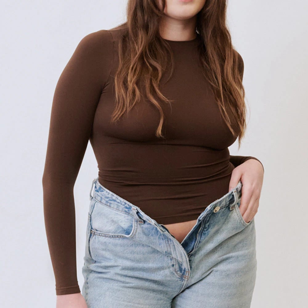 Camiseta para mujer manga larga cuello alto | Lunia - imagen 2