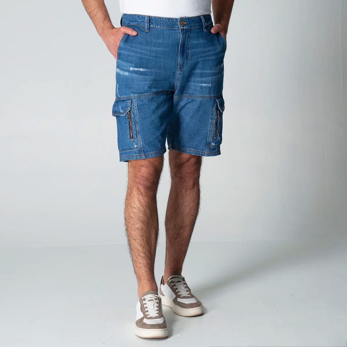 Bermuda Denim Cargo Party - imagen 4