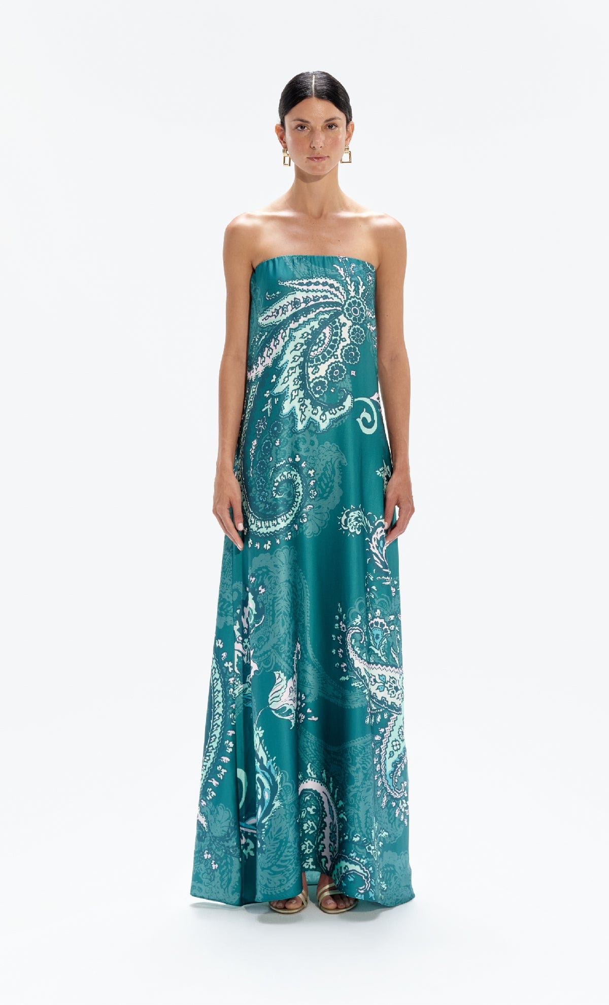 Vestido largo Solanum Paisley - imagen 1