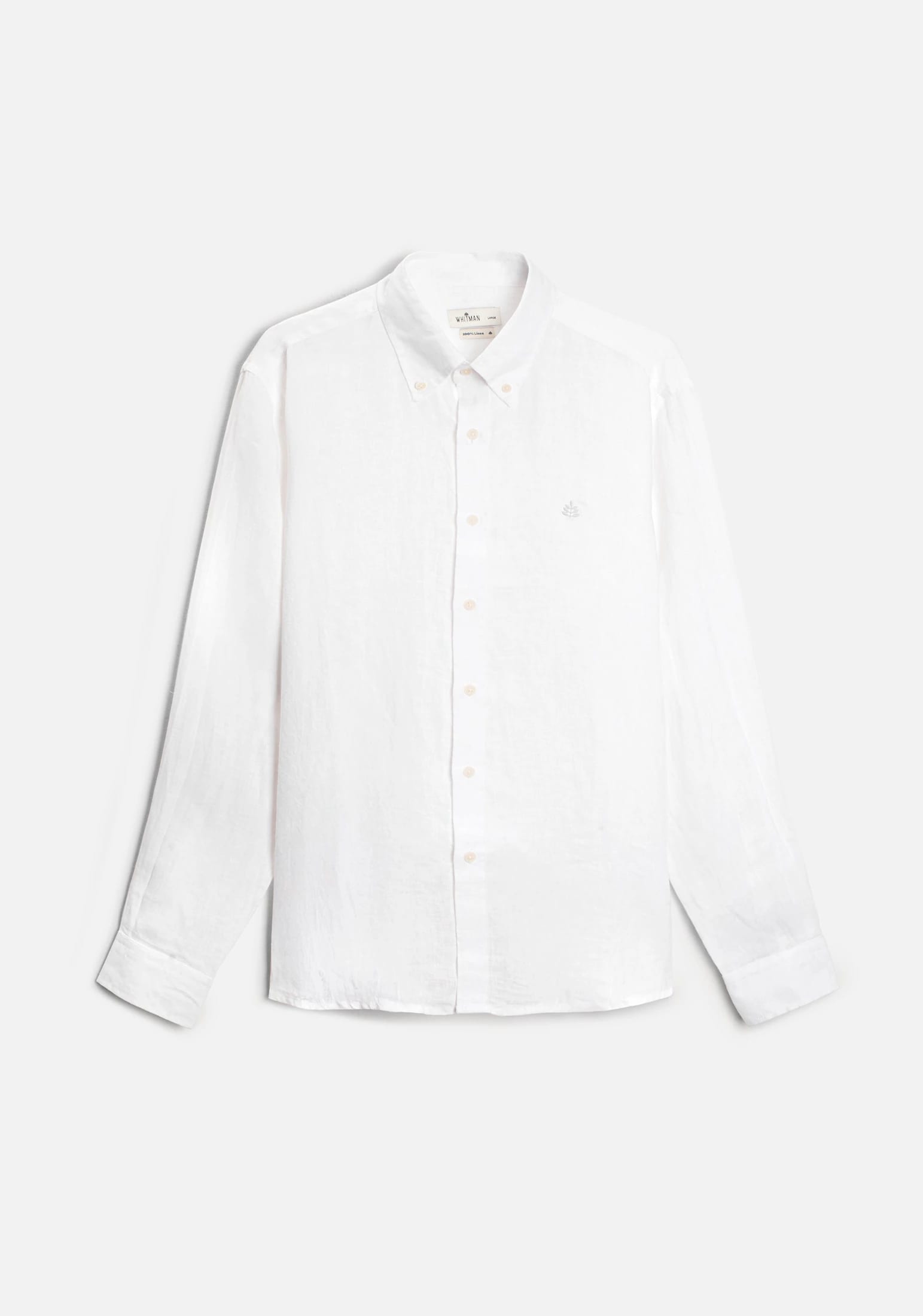 Camisa H CBD Lino L-Atn Blanco - imagen 1