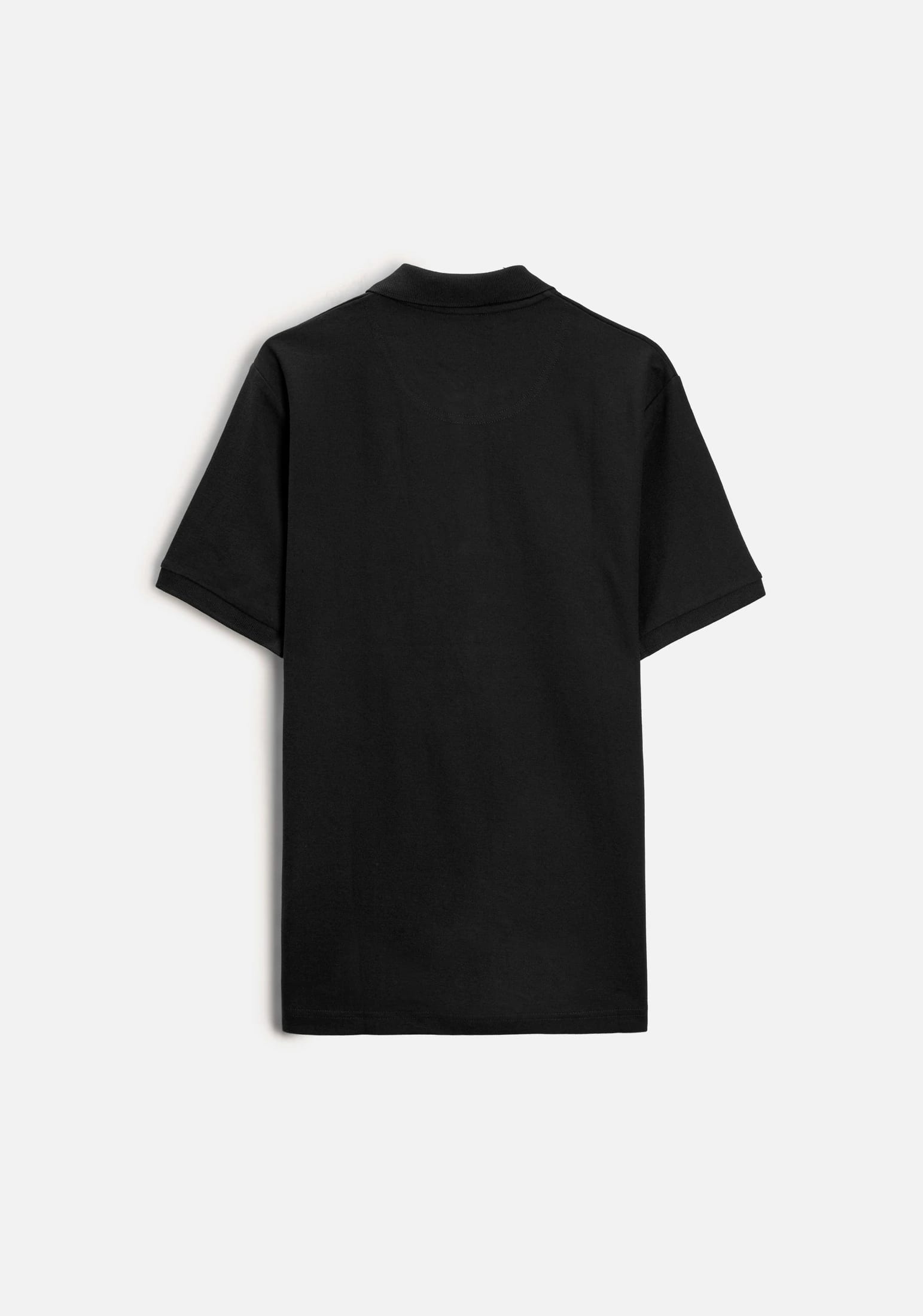 Camiseta Polo H Unicolor L-Azc Negro - imagen 4