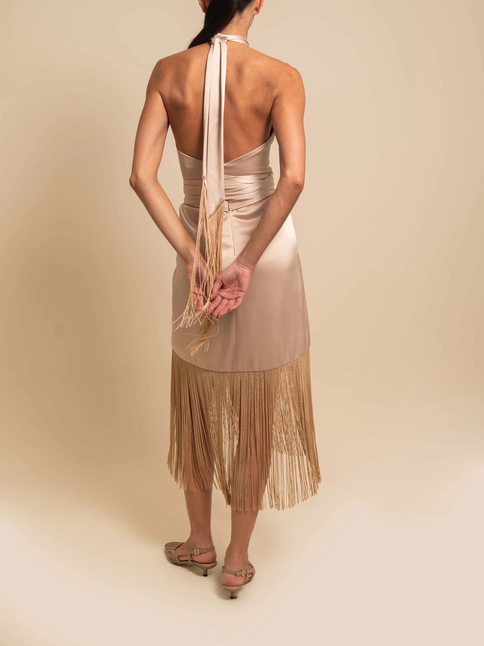 SUNSET DRESS CHAMPAGNE - imagen 3