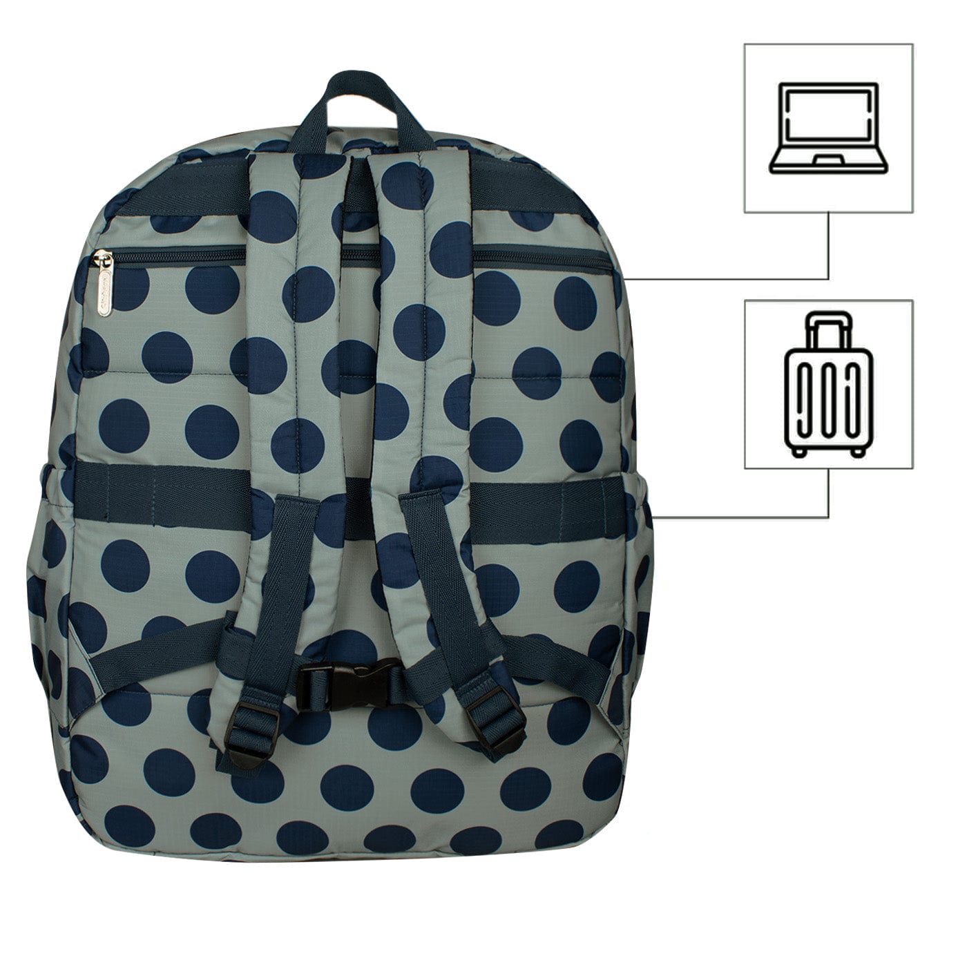 Morral Explorador Ultra Estampado Dots Citybags - imagen 4