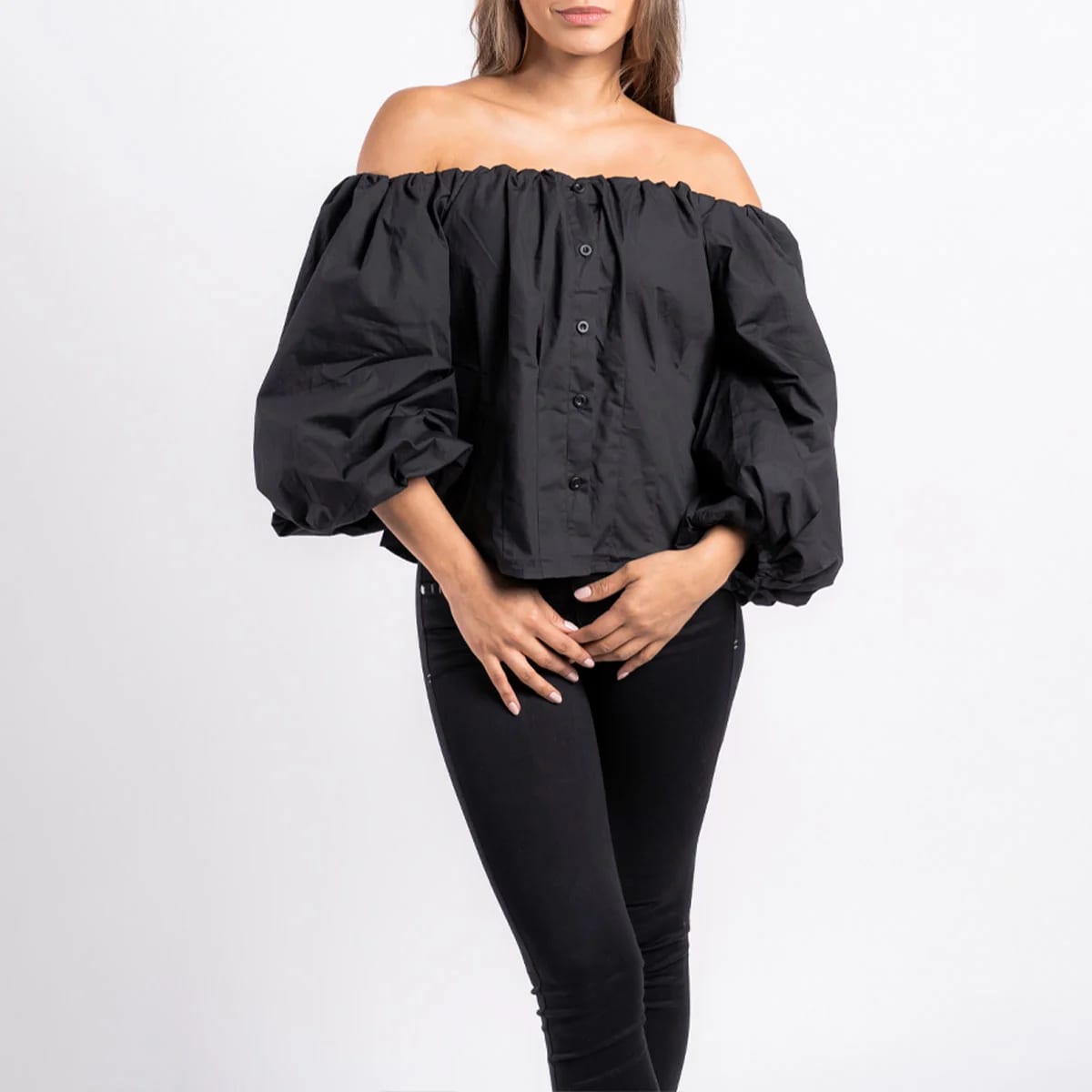 Blusa Cuello Bandeja Knz Lore - imagen 4