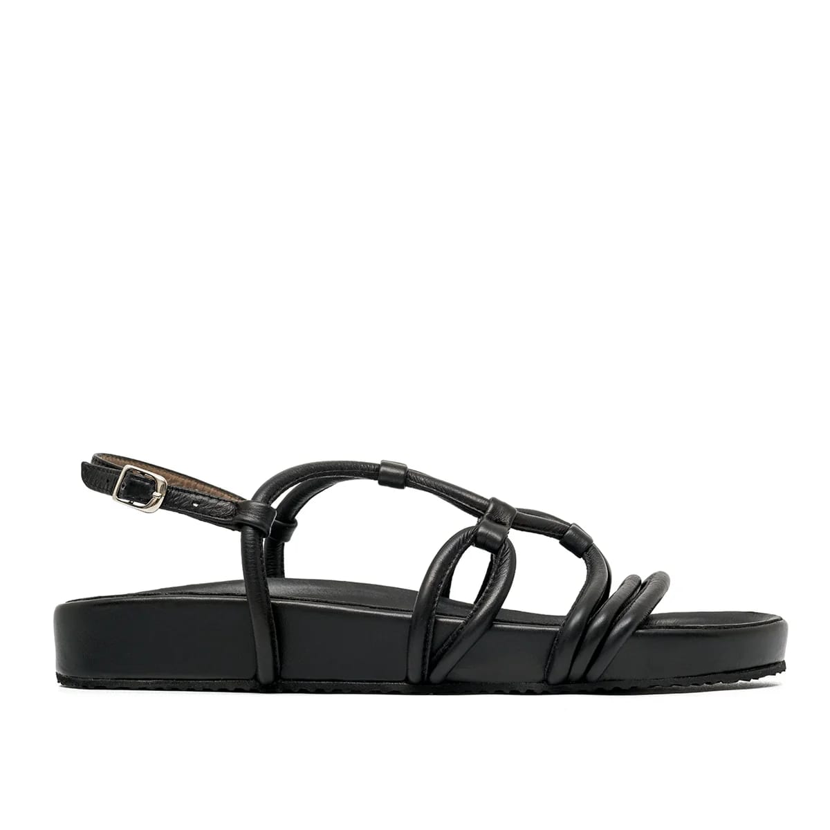 FLORA BLACK SANDALS - imagen 2