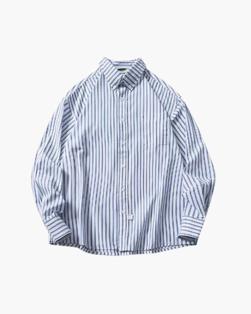 Oversized Striped Shirt - imagen 2