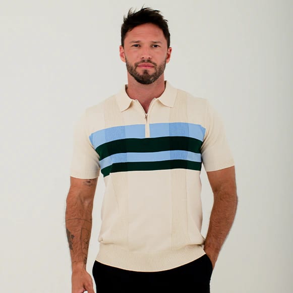 SUETER POLO MODA TEJIDO HOMBRE - imagen 2