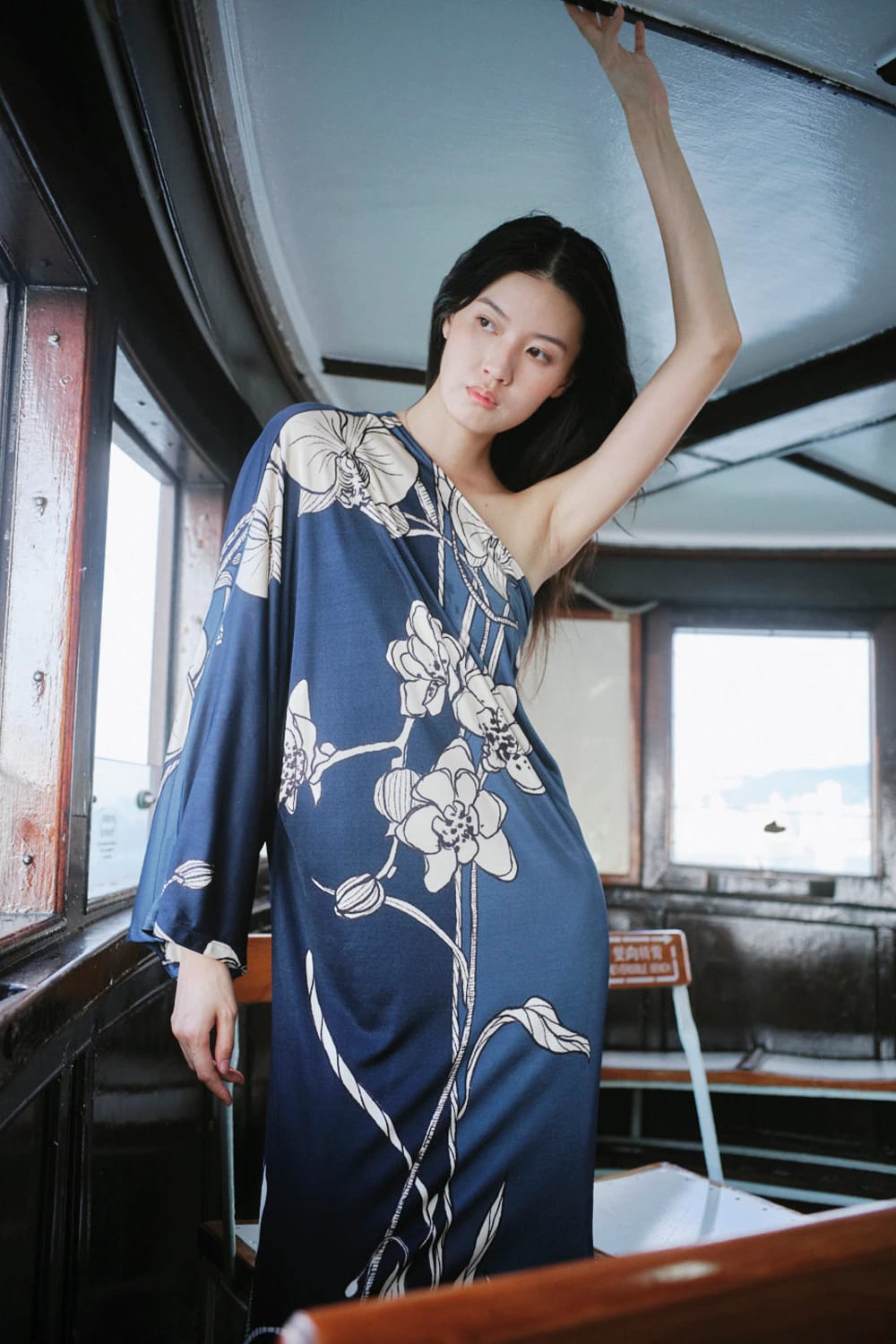 Vestido selma azul navy - imagen 1