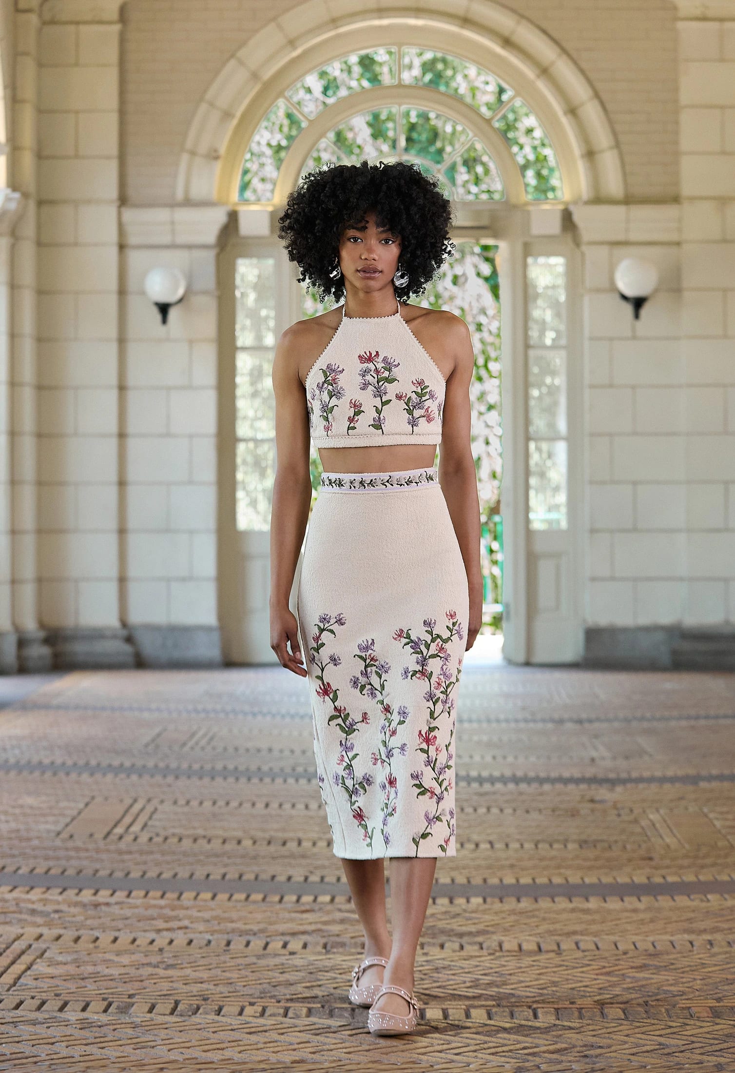Chlorella Honeysuckle Midi Skirt - imagen 2