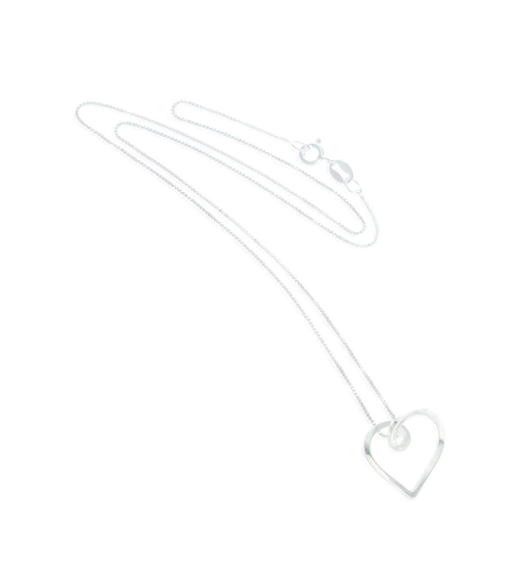 Collar Corazón Infinito Plata - imagen 2