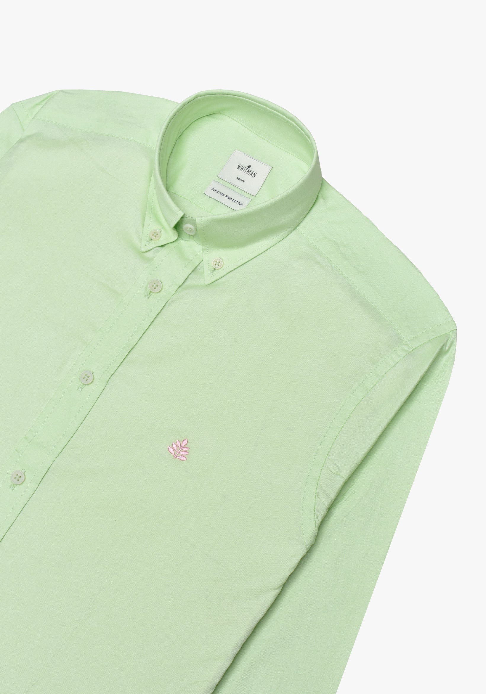 Camisa Verde Manzana Cuello Button Down L-Ros - imagen 3