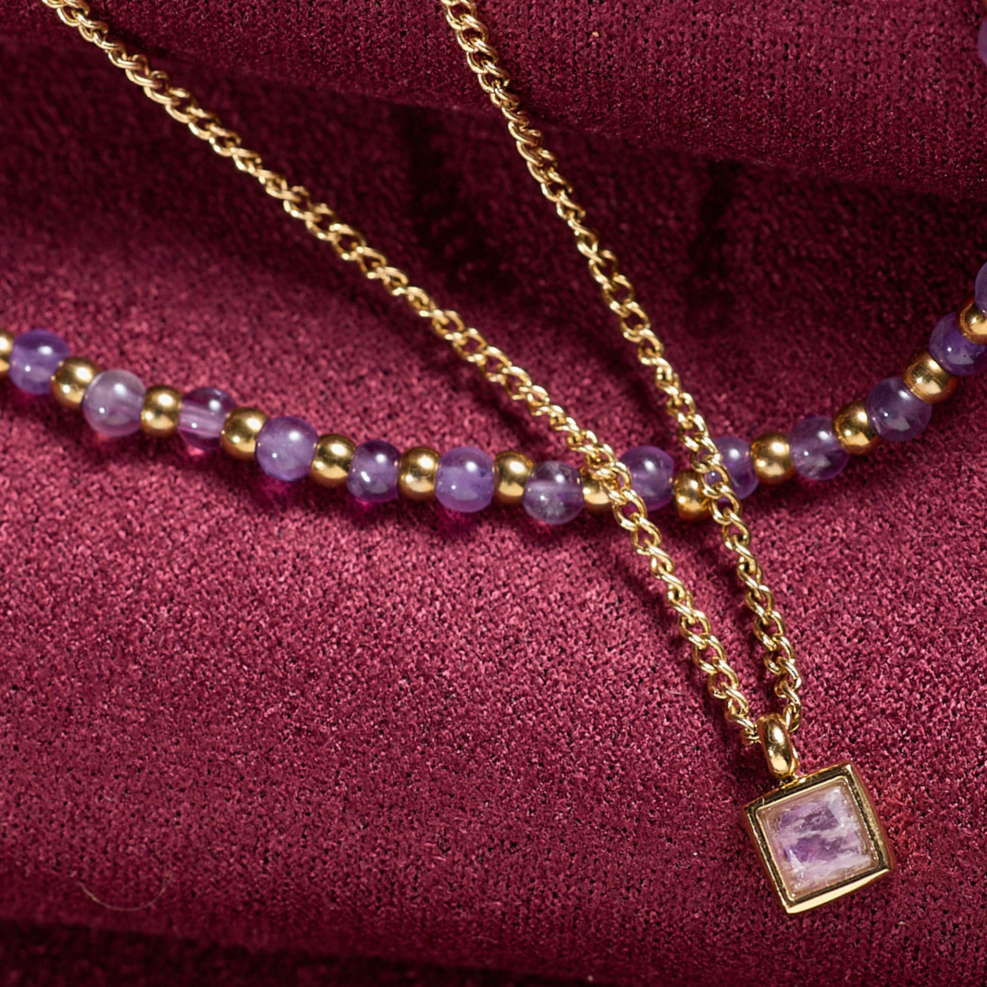Collar Amatista Square - imagen 2