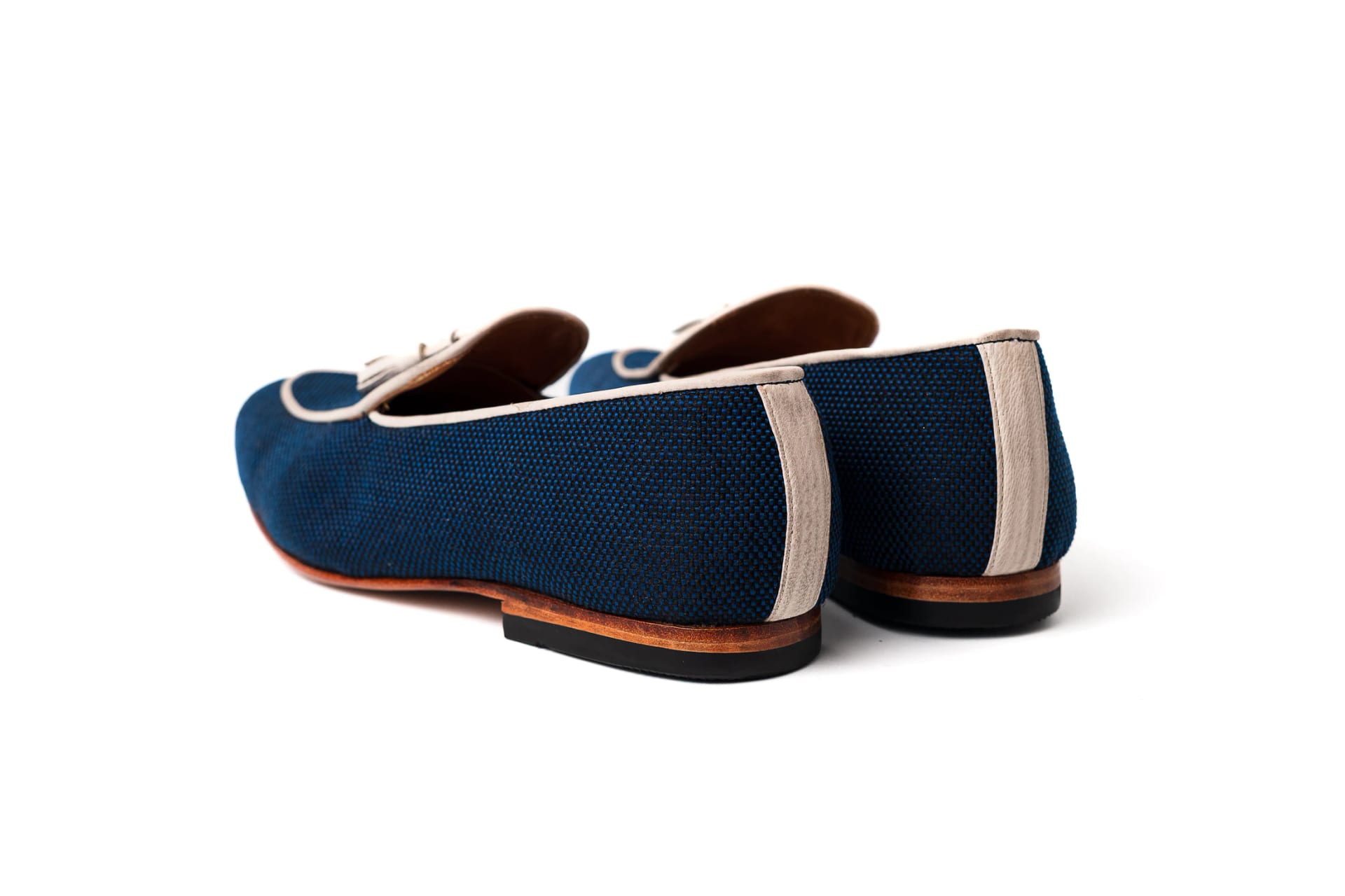 Loafers Rafia Azul - imagen 2