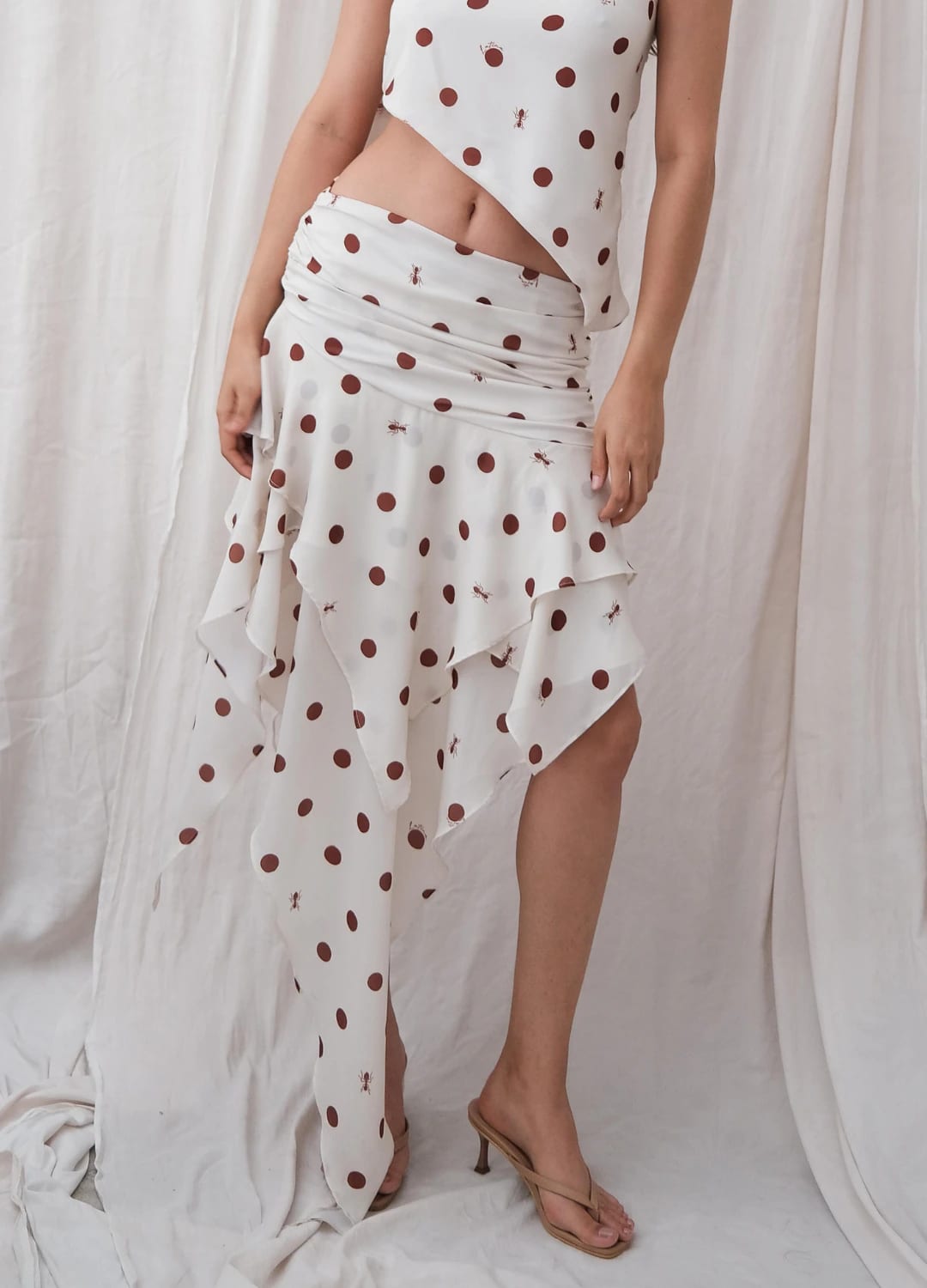 Falda Thalia Rosado - imagen 3