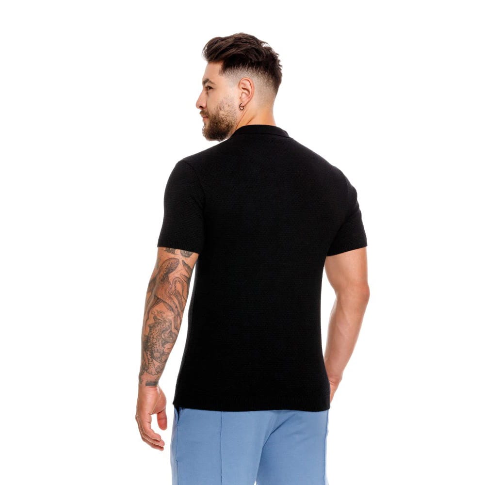CAMISETA POLO NORUEGA NEGRO - imagen 3