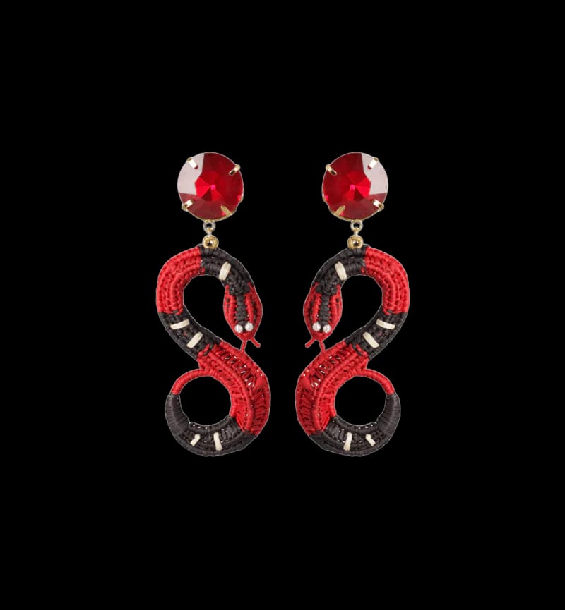 CORAL EARRINGS - imagen 1