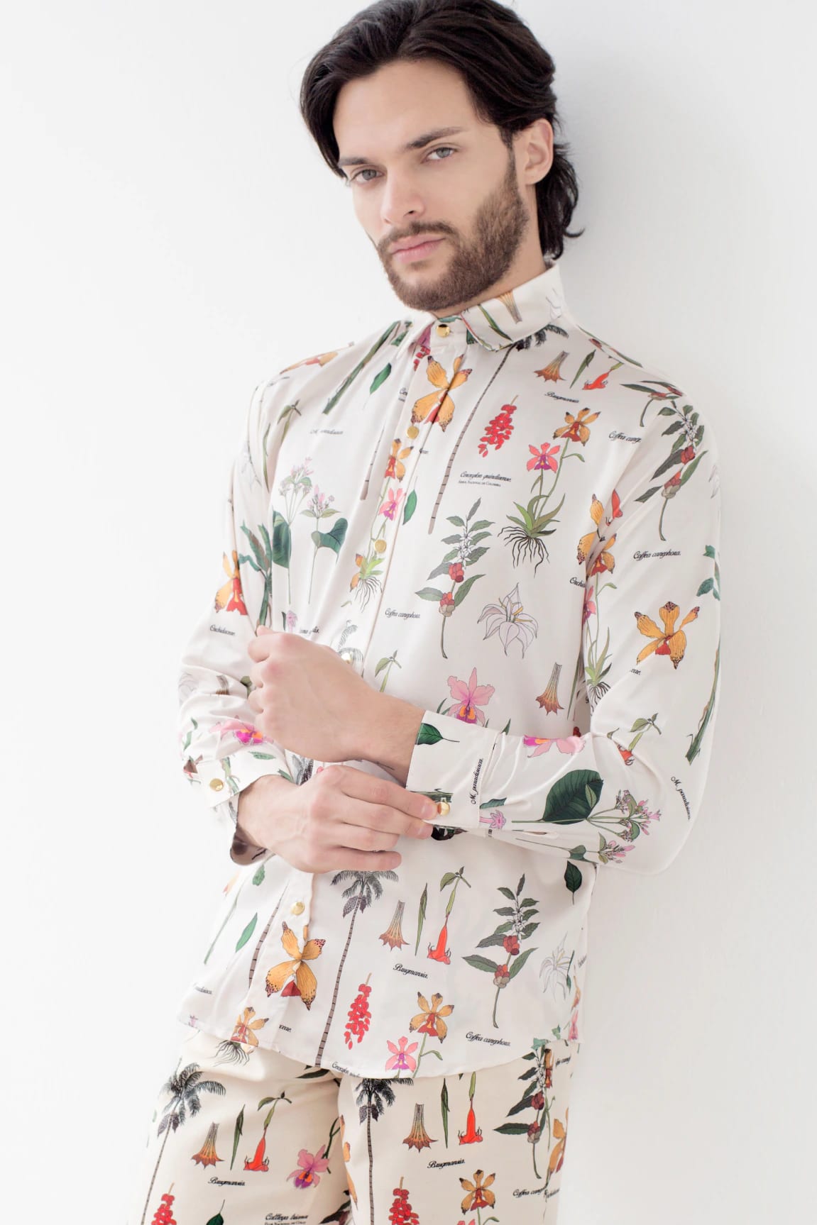 Camisa Manga Larga Unisex / Ilustración Expedición Botánica - imagen 2