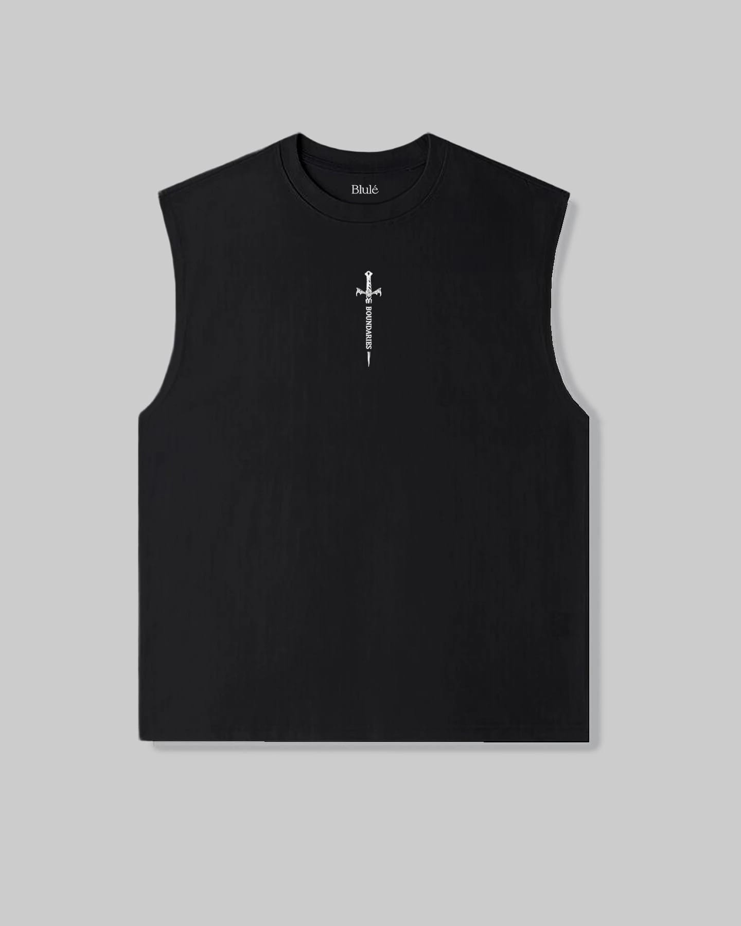 Oversized Sleeveless Boundaries Black - imagen 2