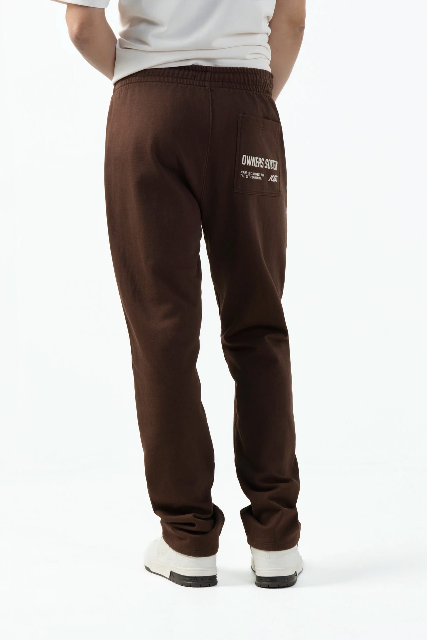 PANTALON SUDADERA COLOR SHAVED CHOCOLATE - imagen 3