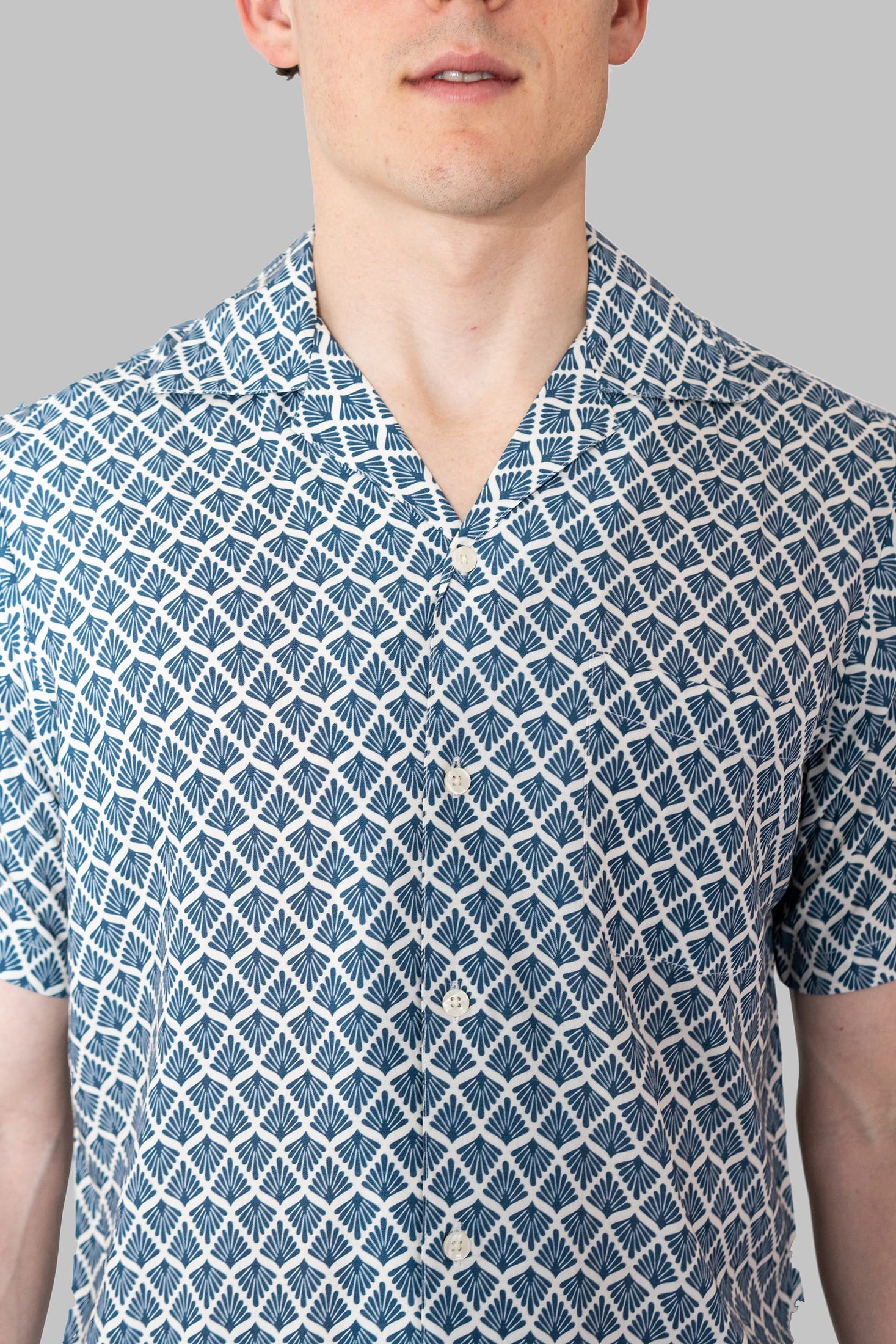 Camisas Ecovero Cubanas Estampada - imagen 4
