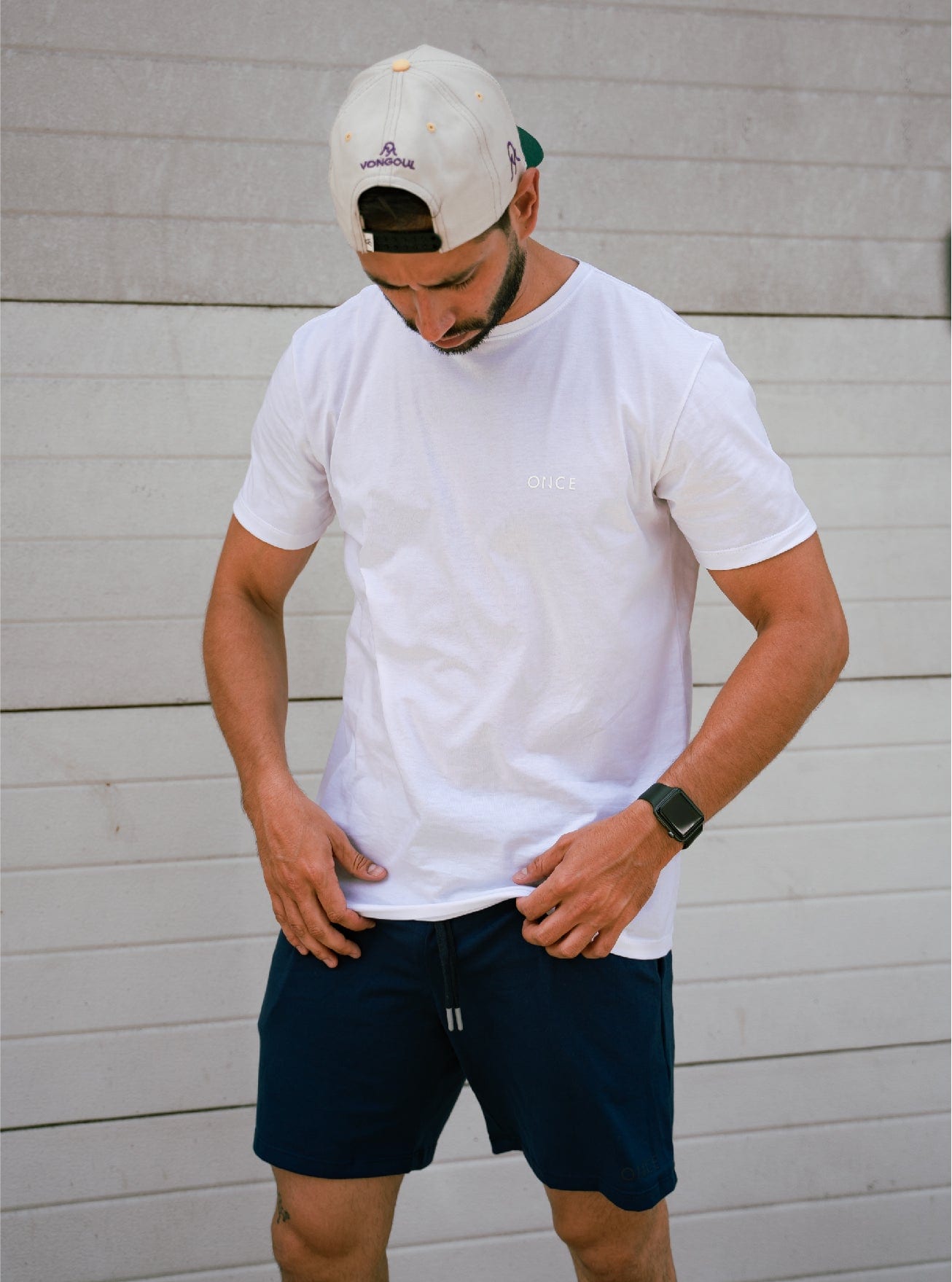 Pijama Pantaloneta Hombre Navy - imagen 2