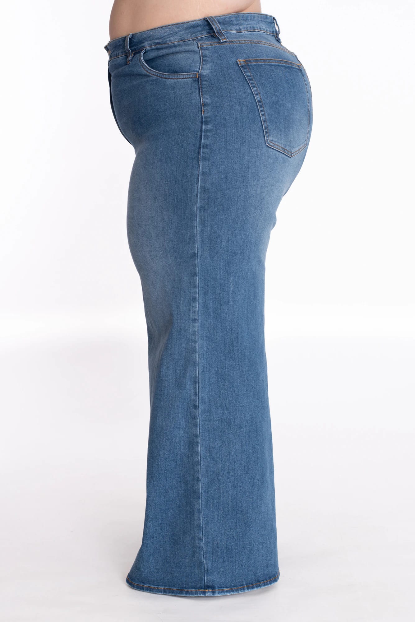 Jean Amplio Azul Medio 415 - imagen 4