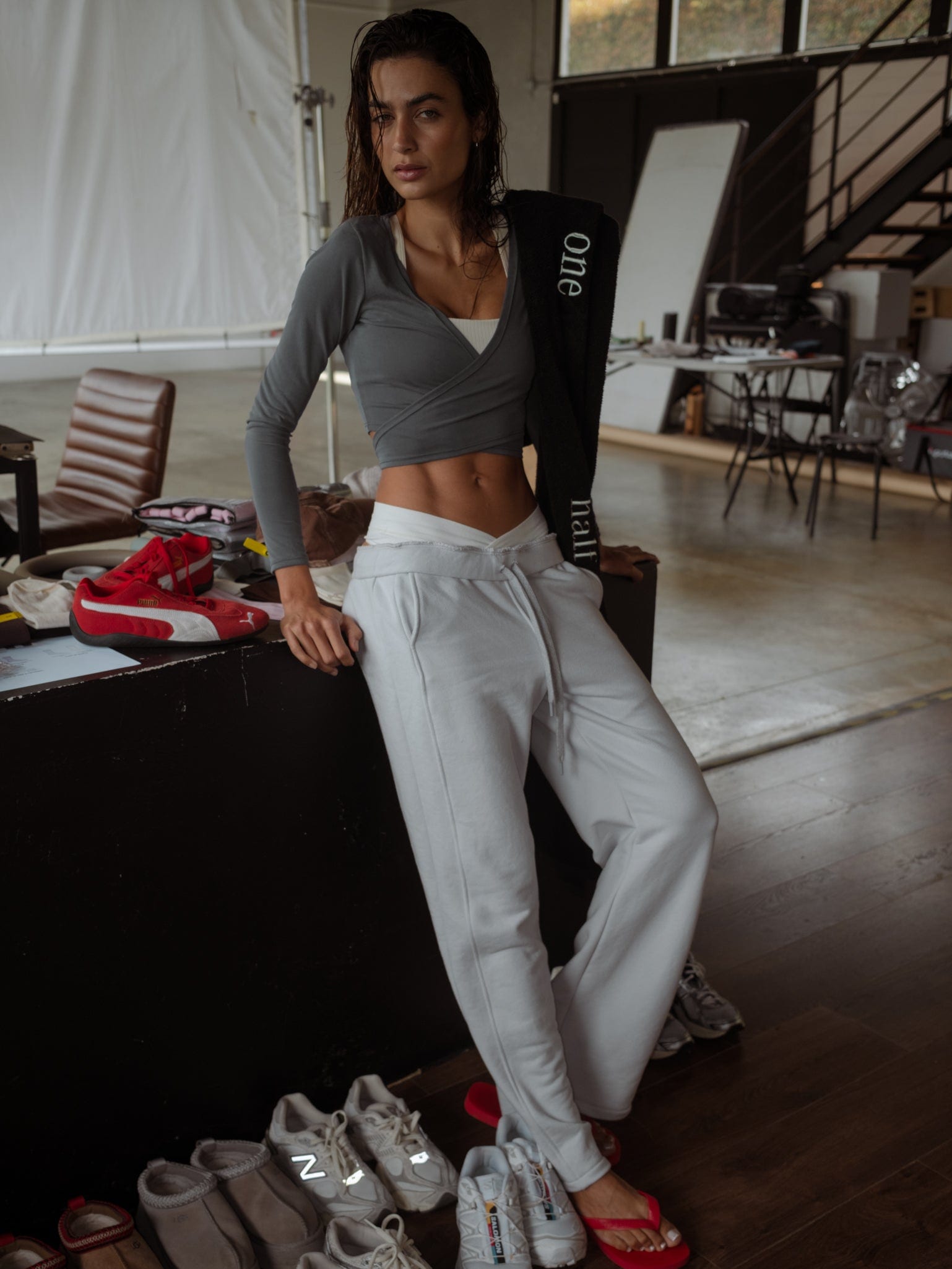 SIMPLY TRACK PANT - GRAY - imagen 8
