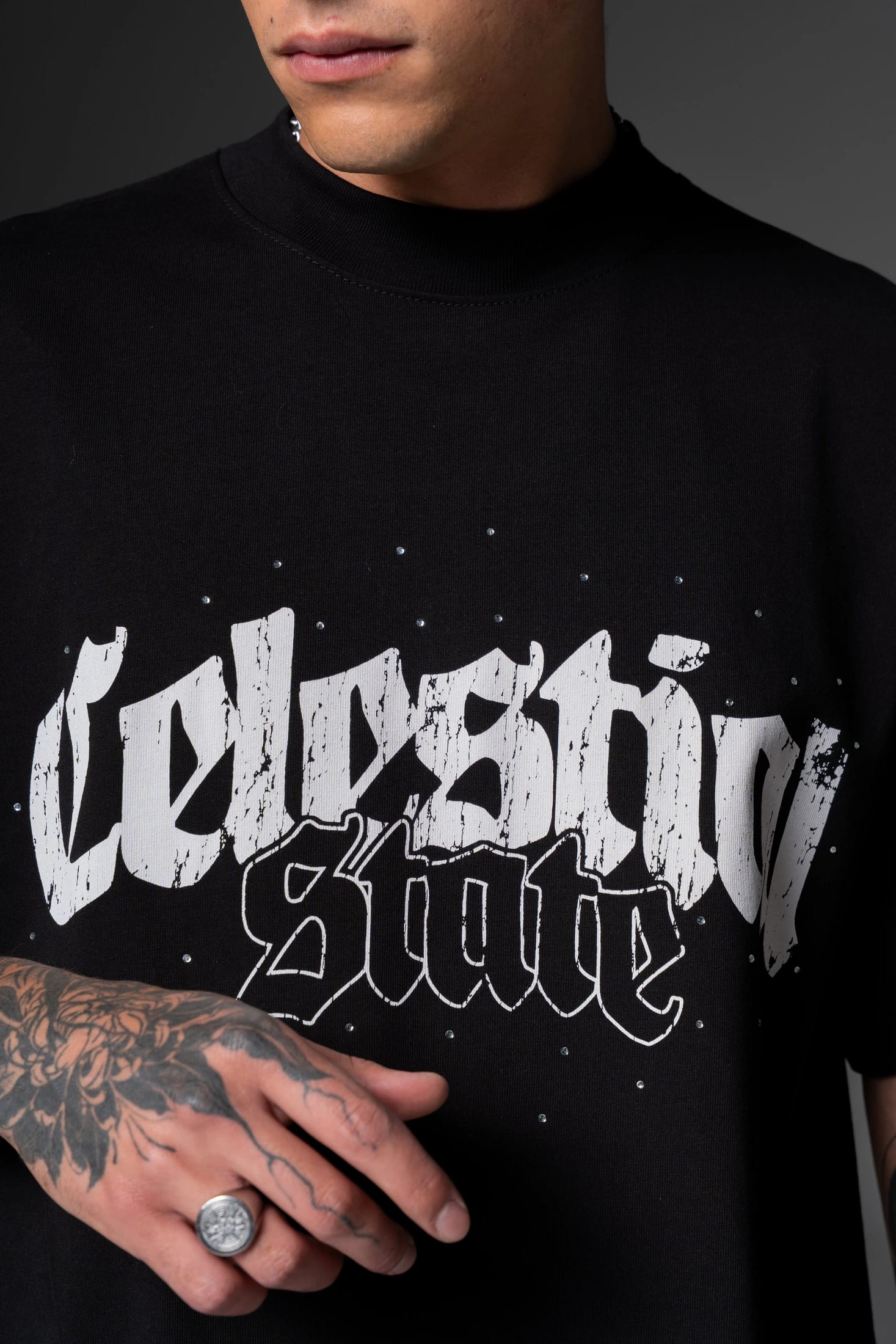T shirt Celestial state Pedreria  250 gramos - imagen 4