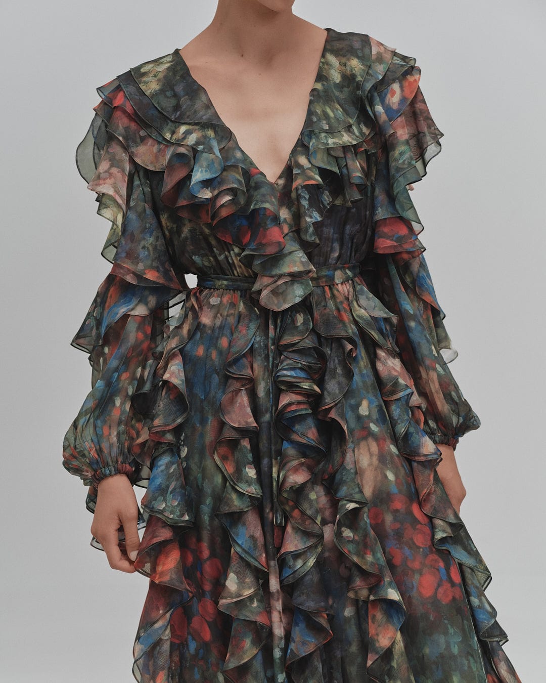 "PEONIA" MAXI DRESS - imagen 1