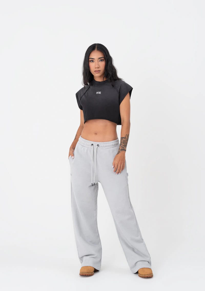 Atelier Black washed Crop top - imagen 5