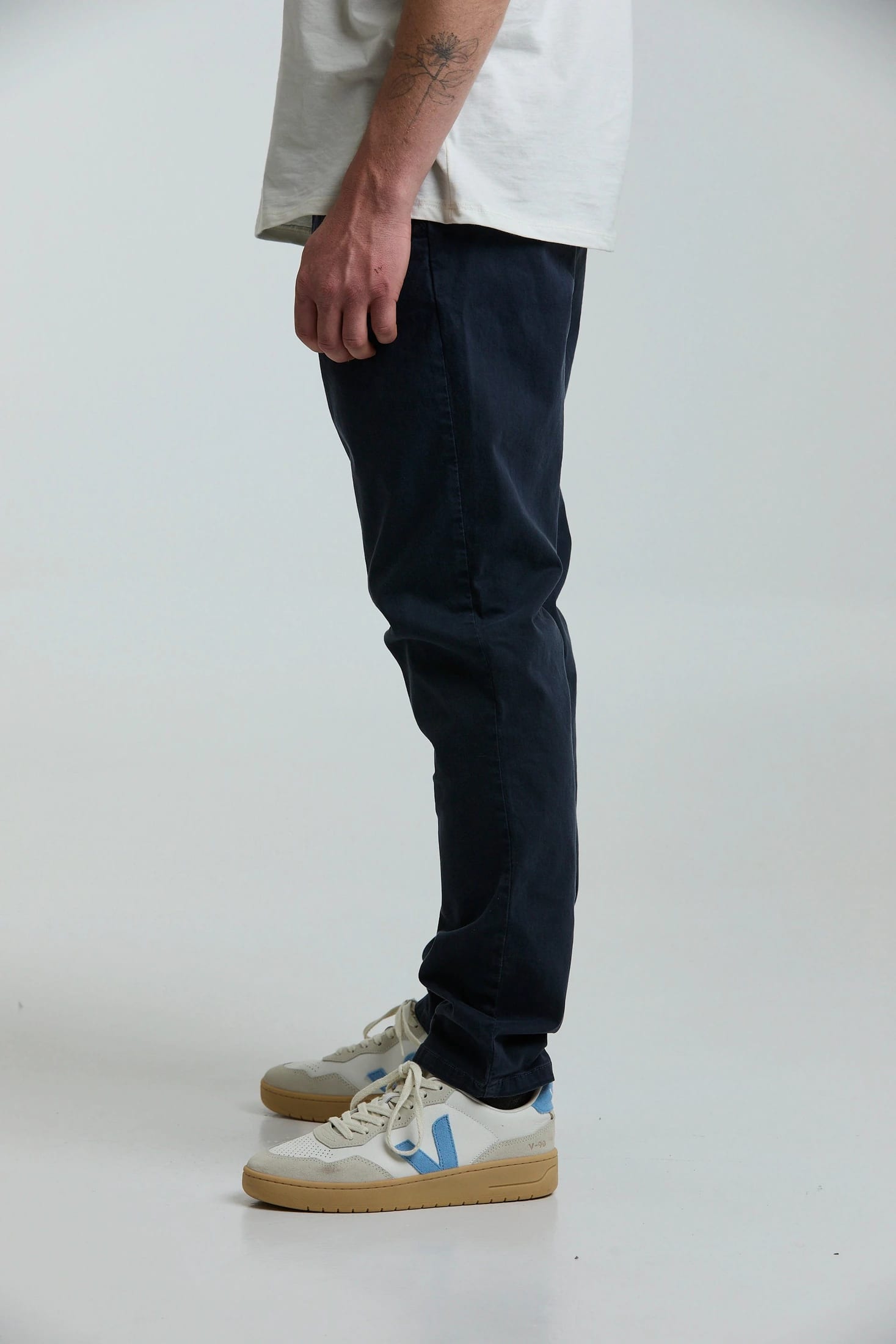 Pantalón de drill azul oscuro - imagen 4