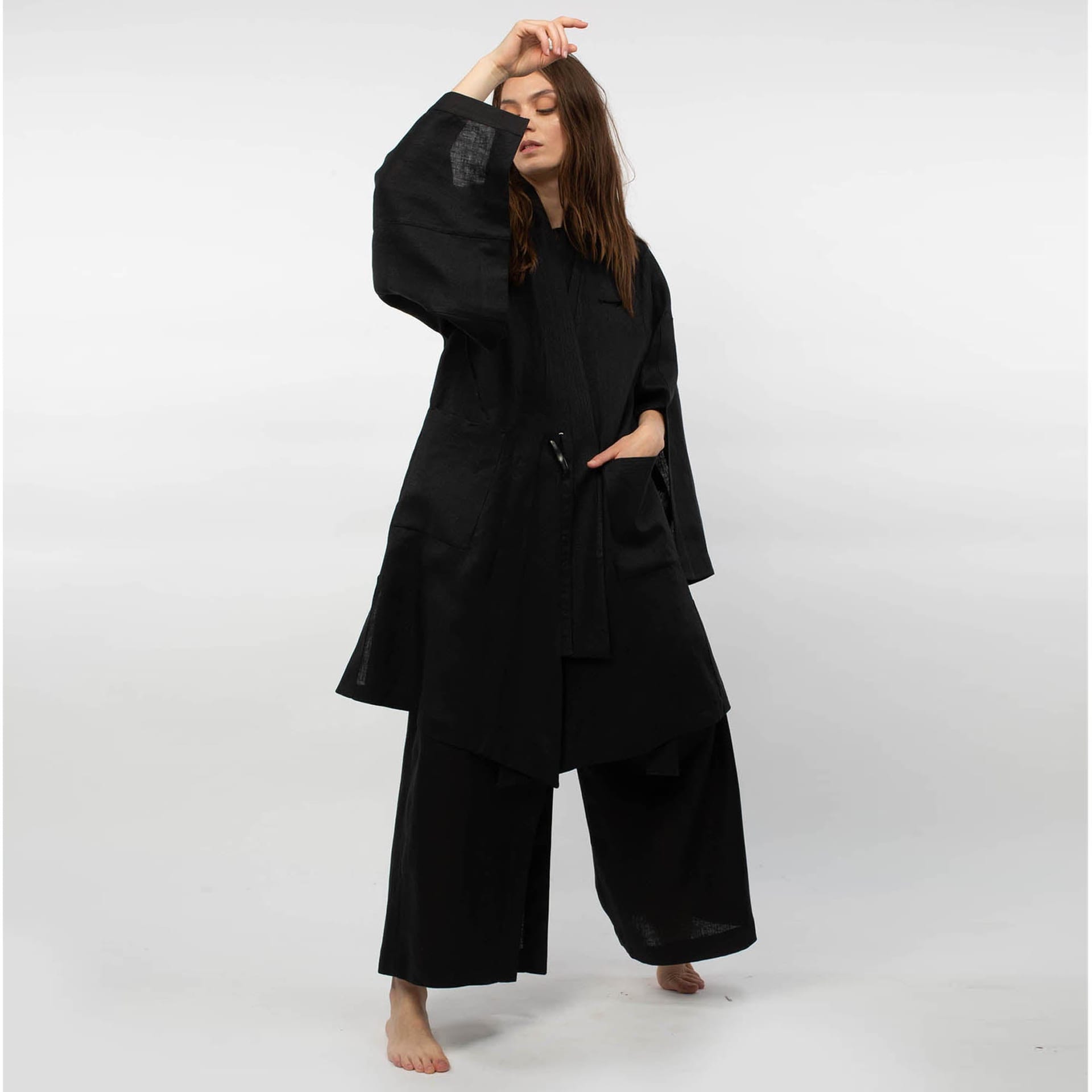 Kimono Cruzado Mangas Abiertas - imagen 4