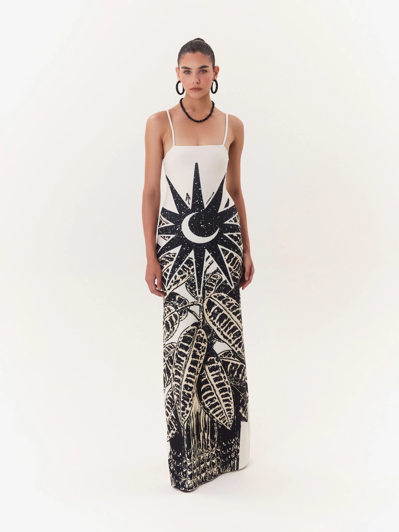 Maxi Dress Solar - Negro - imagen 1